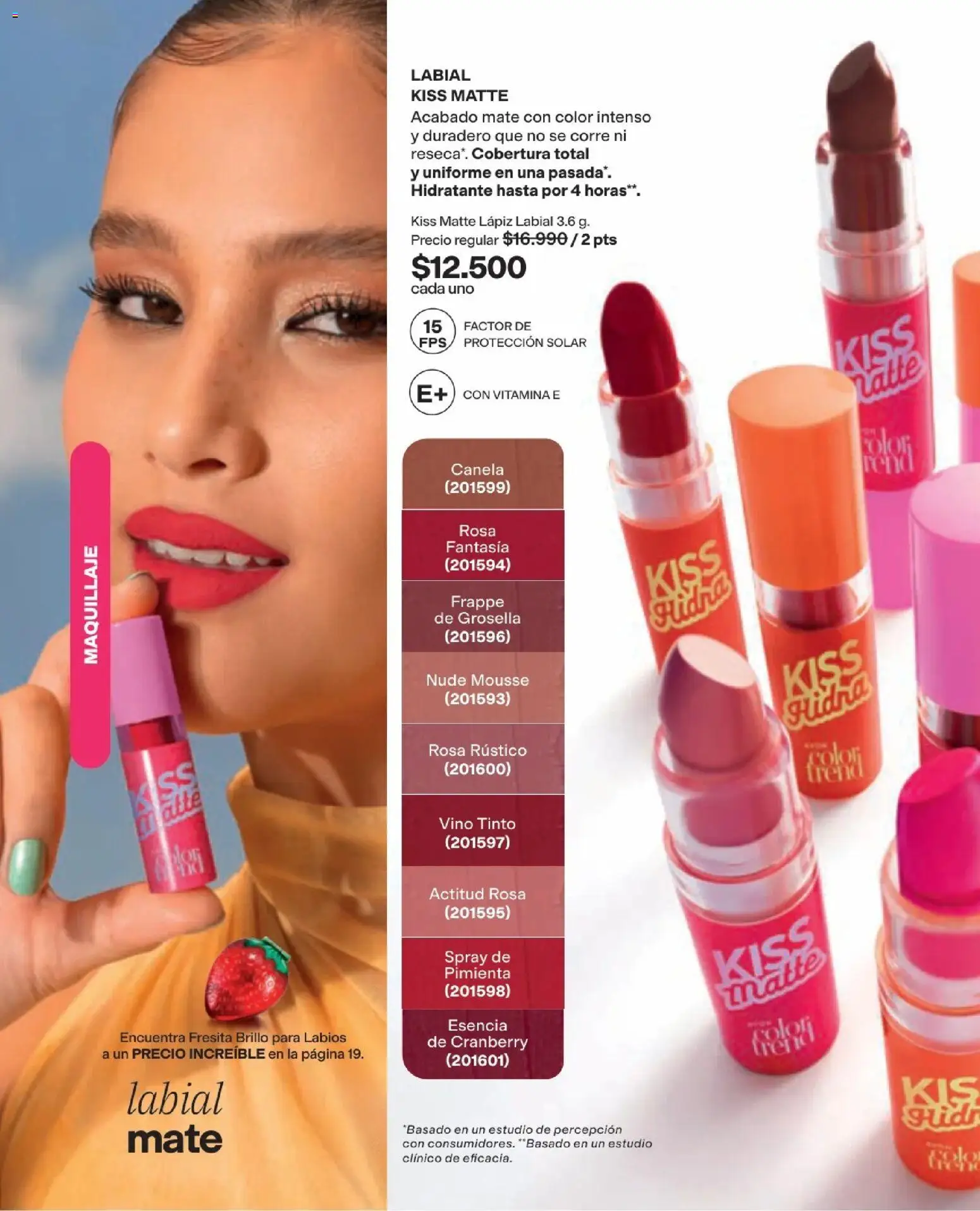 Avon revista - valida desde el 16/08/2026 | Página: 58 | Productos: Pimienta, Vino tinto, Brillo, Mousse
