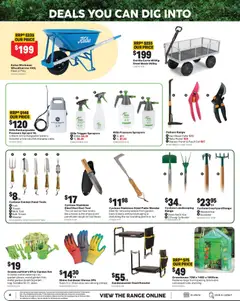 Preview of Mitre 10 catalogue - valid from 09/09/2026 | Page: 4 | Products: Spade, Weed, Pressure sprayer, Gloves