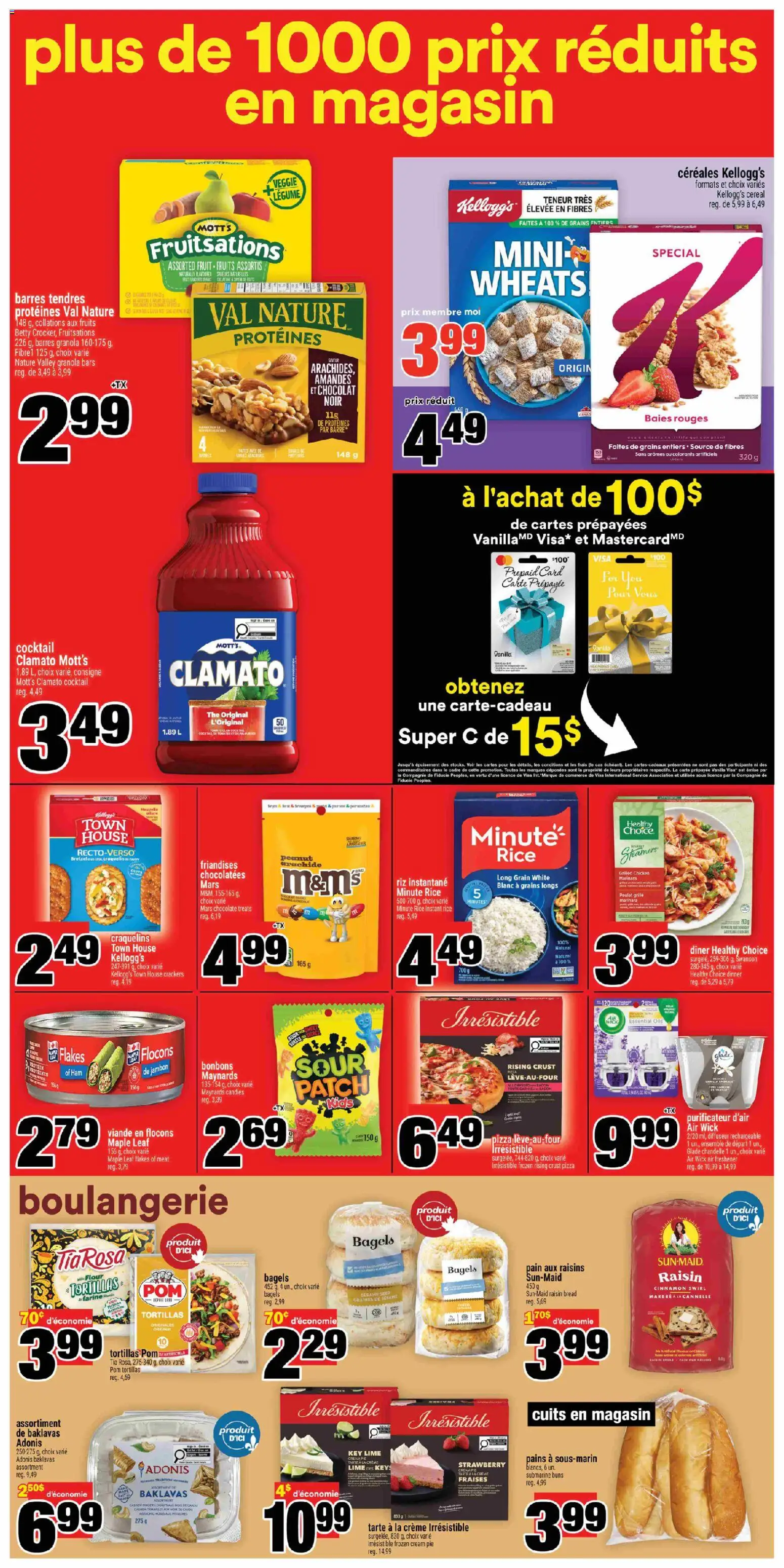 Super C flyer valid from Jul 16, 2026 | Page: 10 | Products: Tortillas, Raisins, Cocktail, Air freshener