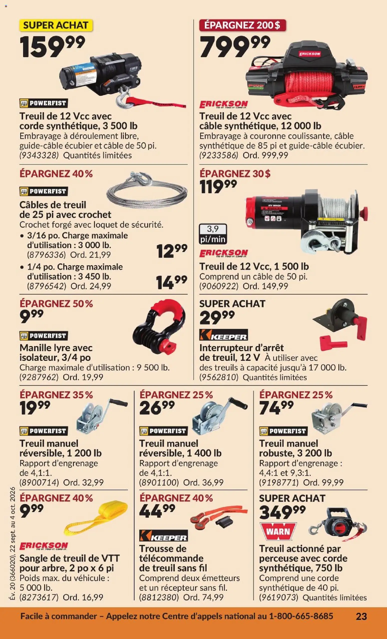 Princess Auto flyer valid from Sep 22, 2026 | Page: 28 | Products: Cable