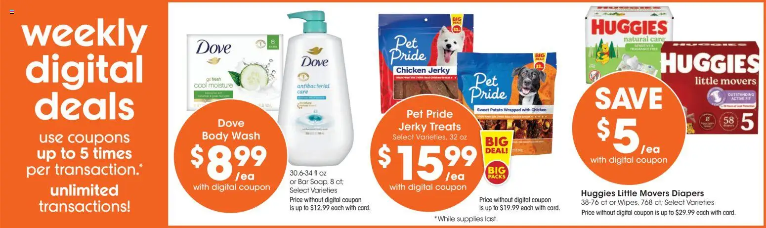 Fry's Food Weekly Ad - valid from 09/09/2026 | Page: 3 | Products: Diapers, Fragrance, Jerky, Chicken