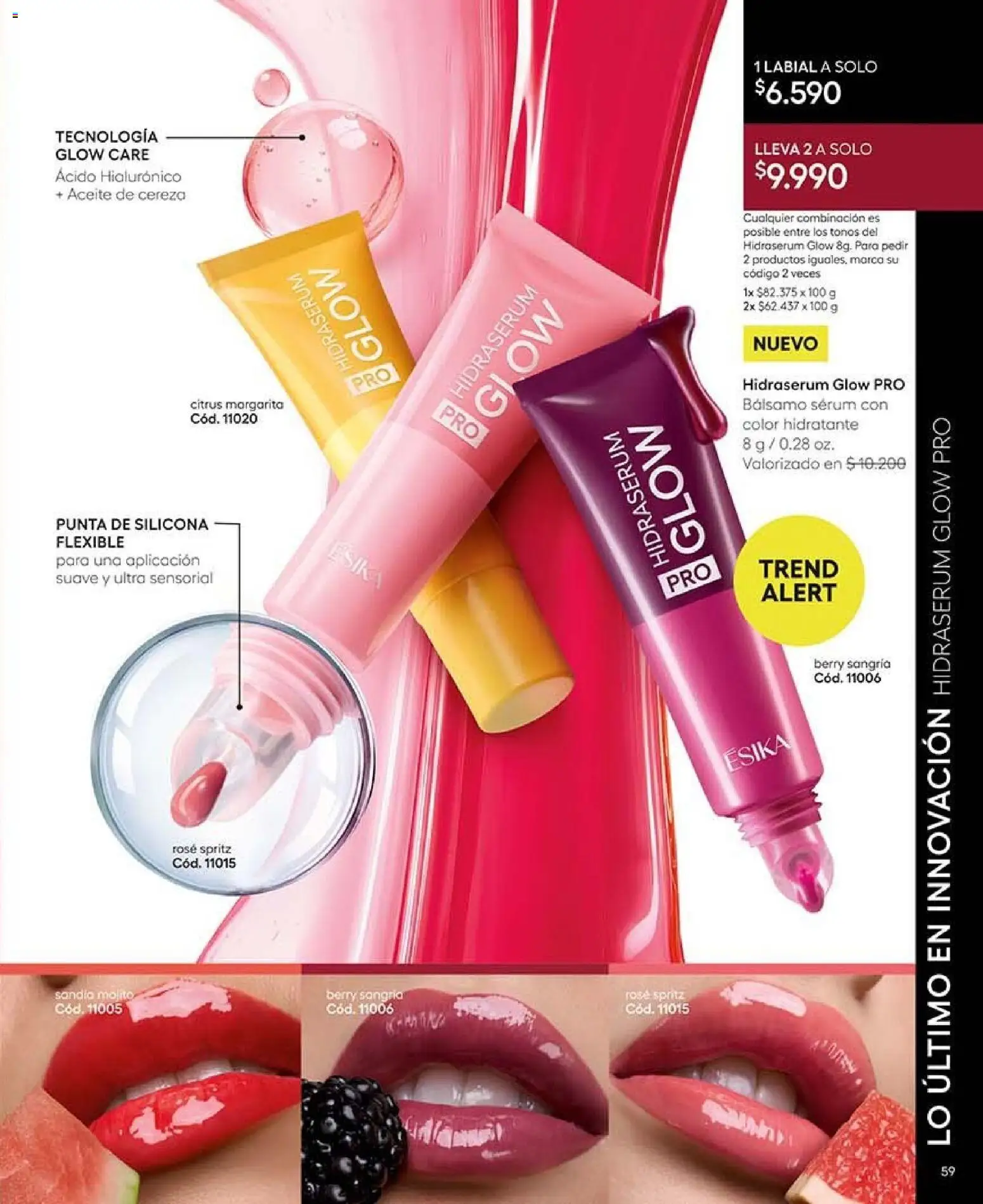 Catálogo Ésika Campaña 16 │ válido desde el 28.09.2026 | Página: 63 | Productos: Bálsamo, Labial, Sandía, Serum