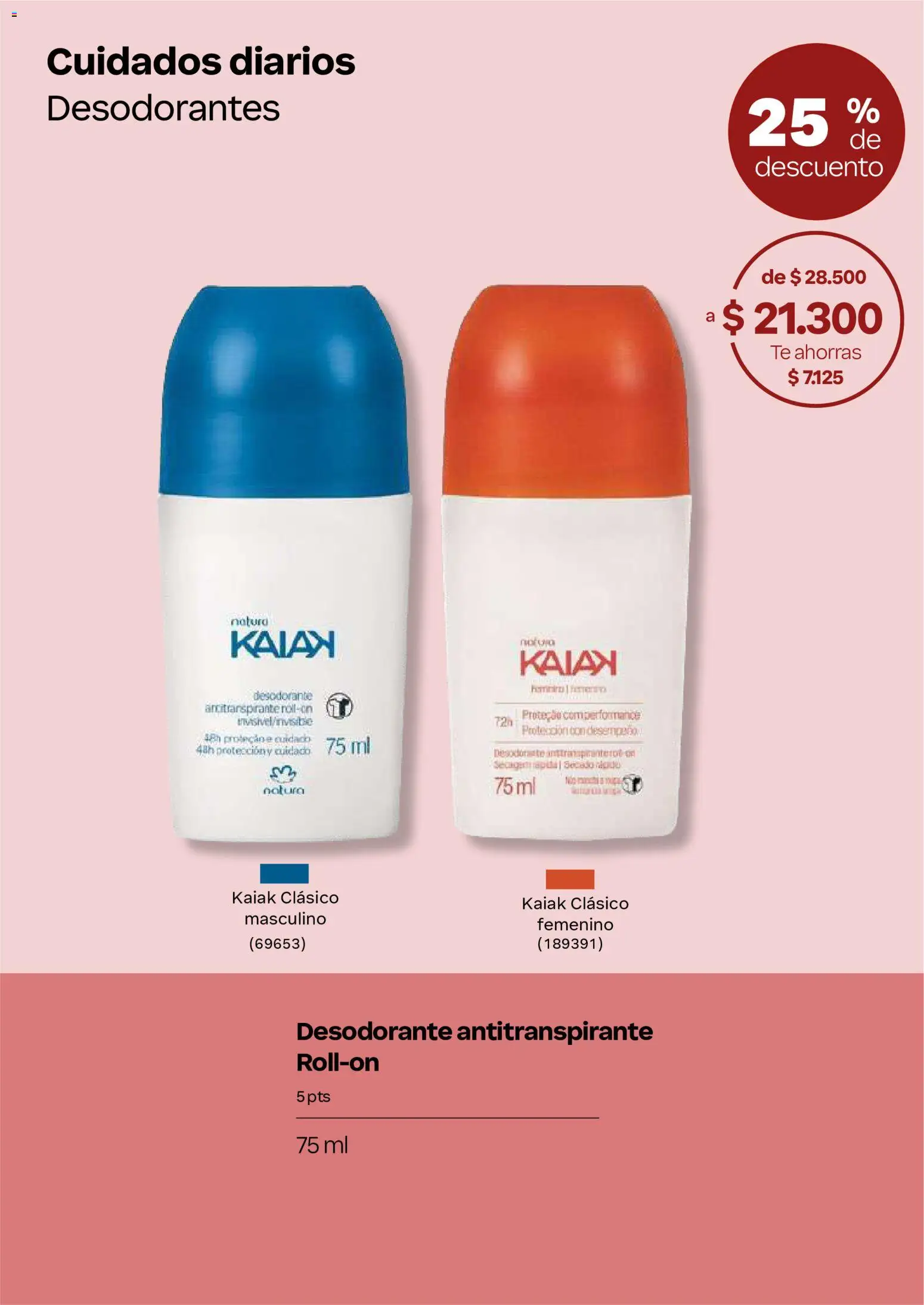 Natura revista - valida desde el 22/07/2026 | Página: 11 | Productos: Té, Desodorante, Antitranspirante
