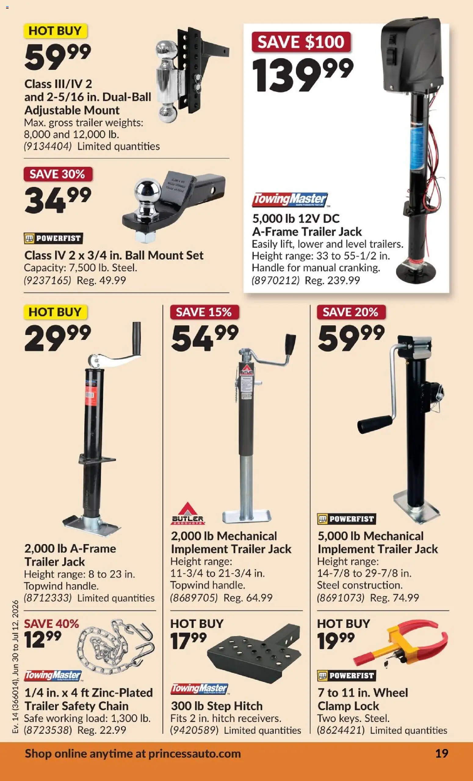 Princess Auto flyer valid from Jun 30, 2026 | Page: 24