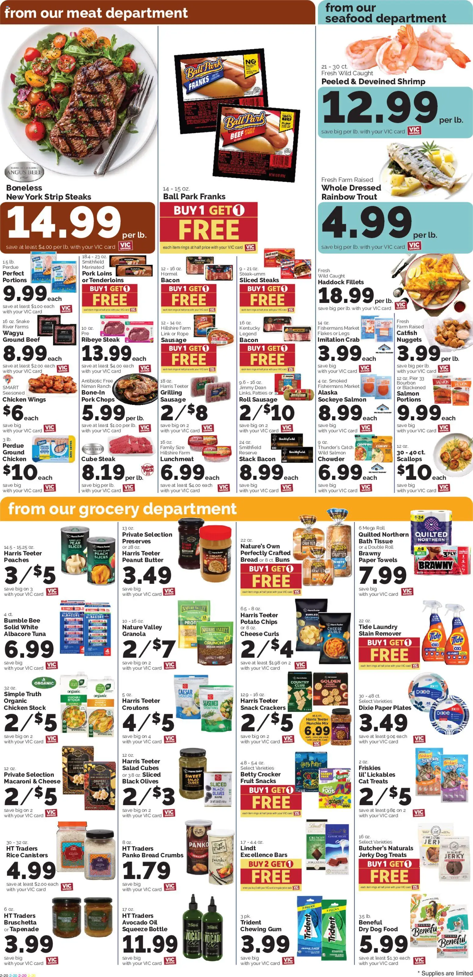 Harris Teeter Weekly Ad - NC - valid from 09/30/2026 | Page: 5 | Products: Crackers, Chicken, Olives, Fruit