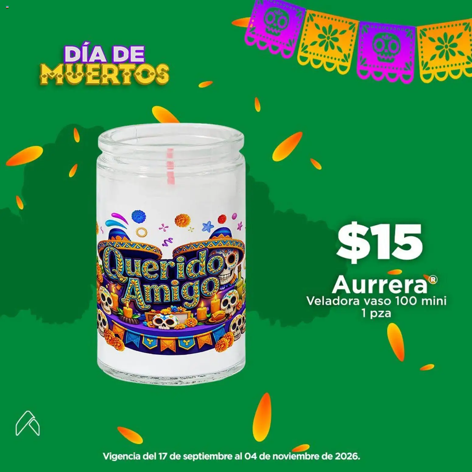 Nuevas ofertas de Bodega Aurrerá válidas en toda la República Mexicana desde el 17/09/2026. ¡Encuentra las mejores ofertas en Bodega Aurrerá folleto Día de Muertos todo para una ofrenda especial! | Página: 2