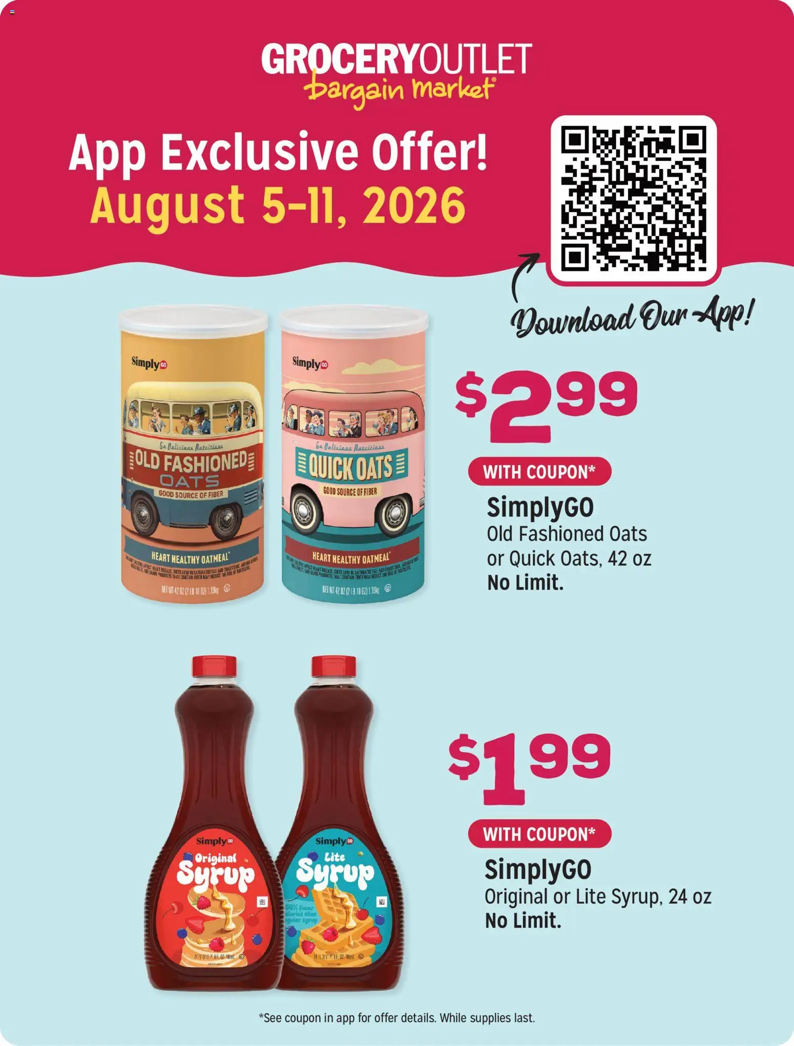 Grocery Outlet Weekly Ad - valid from 08/05/2026 | Page: 5 | Products: Syrup