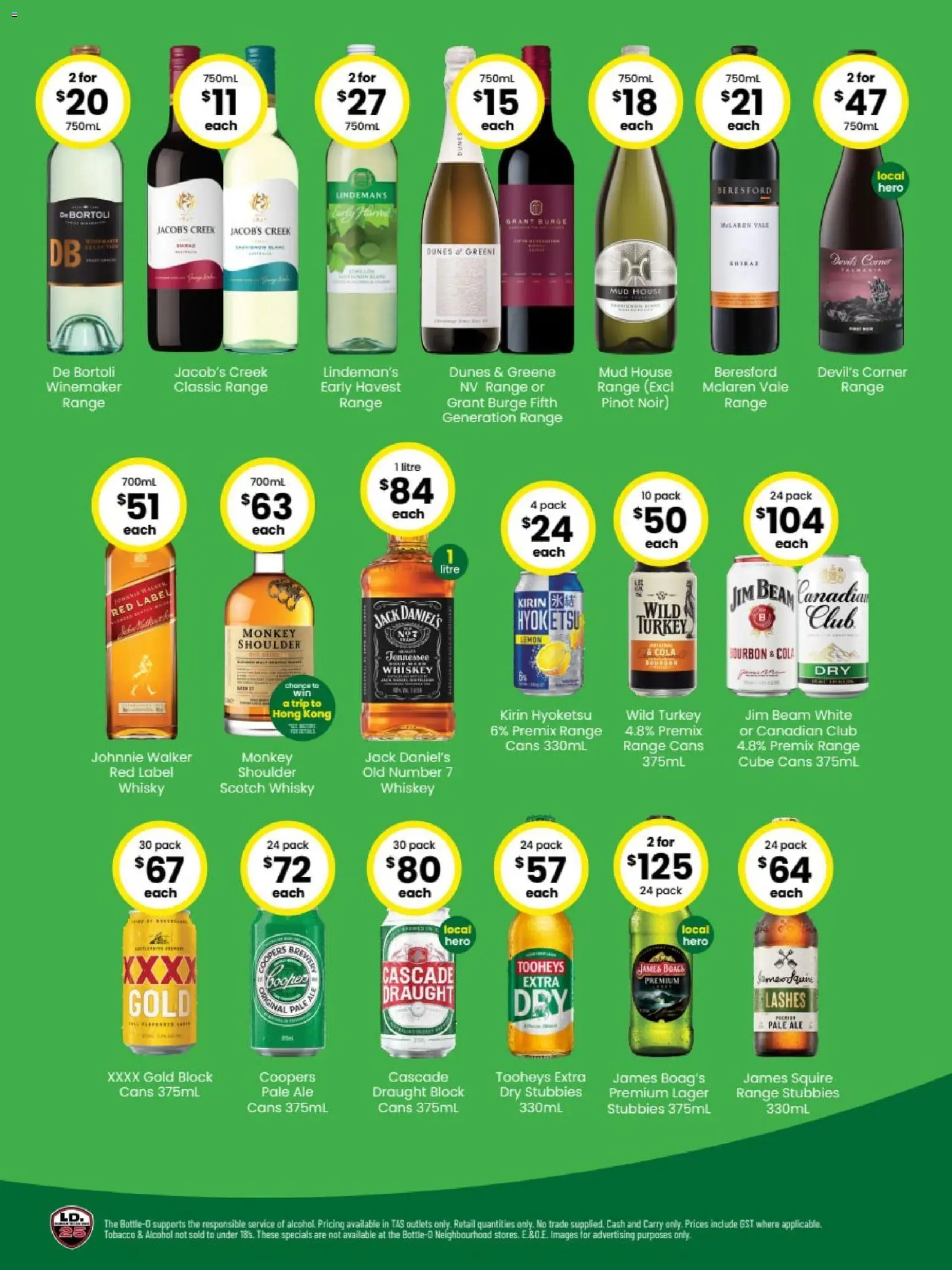 The Bottle-O catalogue - valid from 11.05.2026 | Page: 2 | Products: Bourbon, Lemon, Scotch, Turkey