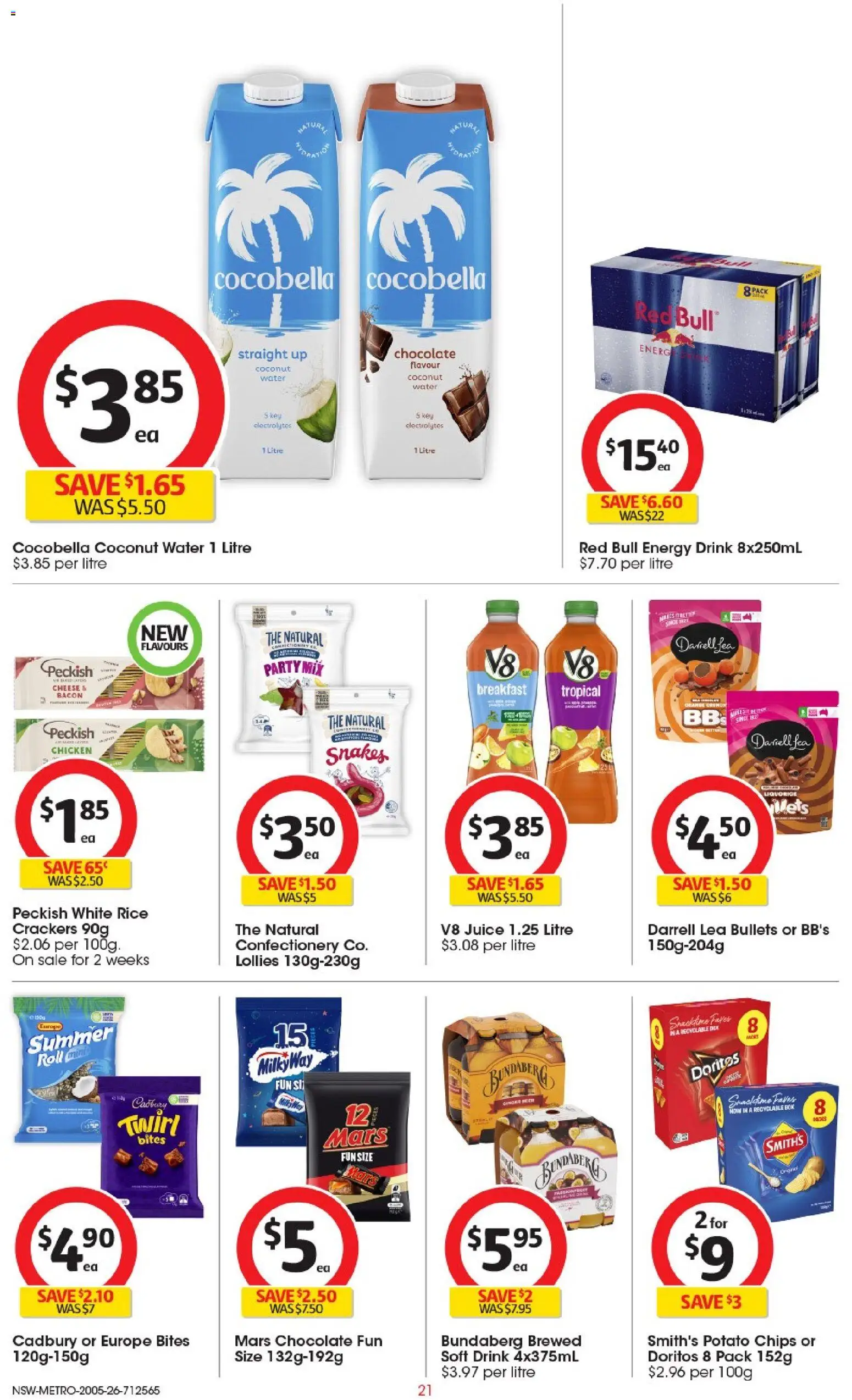 Coles catalogue - valid from 19.05.2026 | Page: 21 | Products: Bacon, Cheese, Rice, Chips
