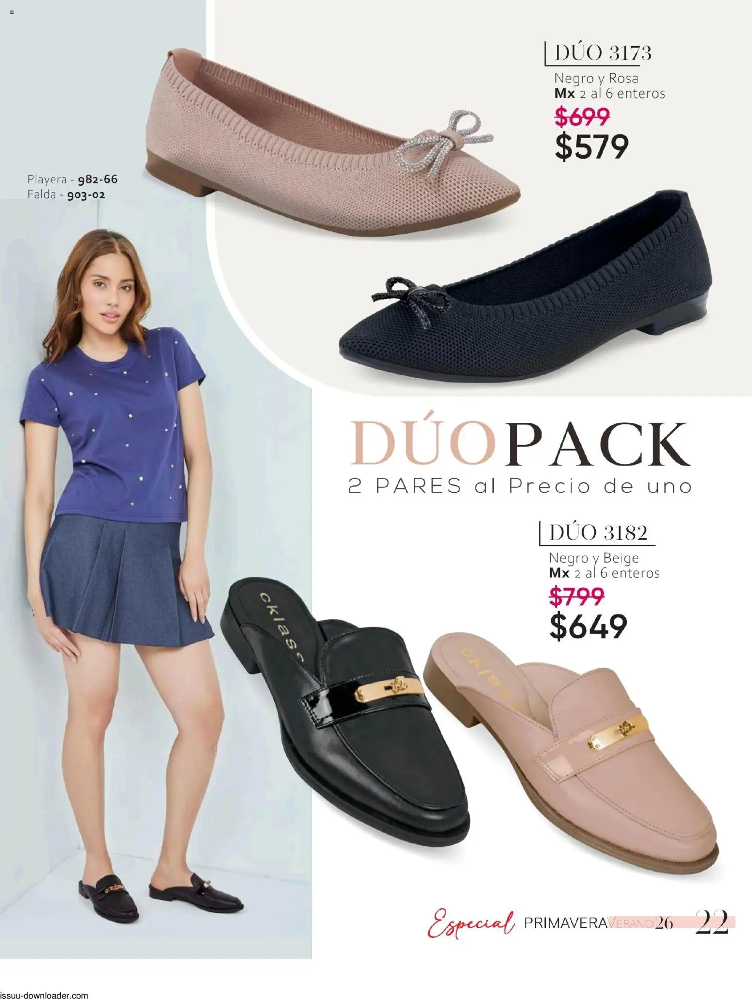 Nuevas ofertas de Cklass válidas en toda la República Mexicana desde el 26/01/2026. ¡Encuentra las mejores ofertas en Cklass catálogo Especial Calzado! | Página: 23 | Productos: Playera, Falda
