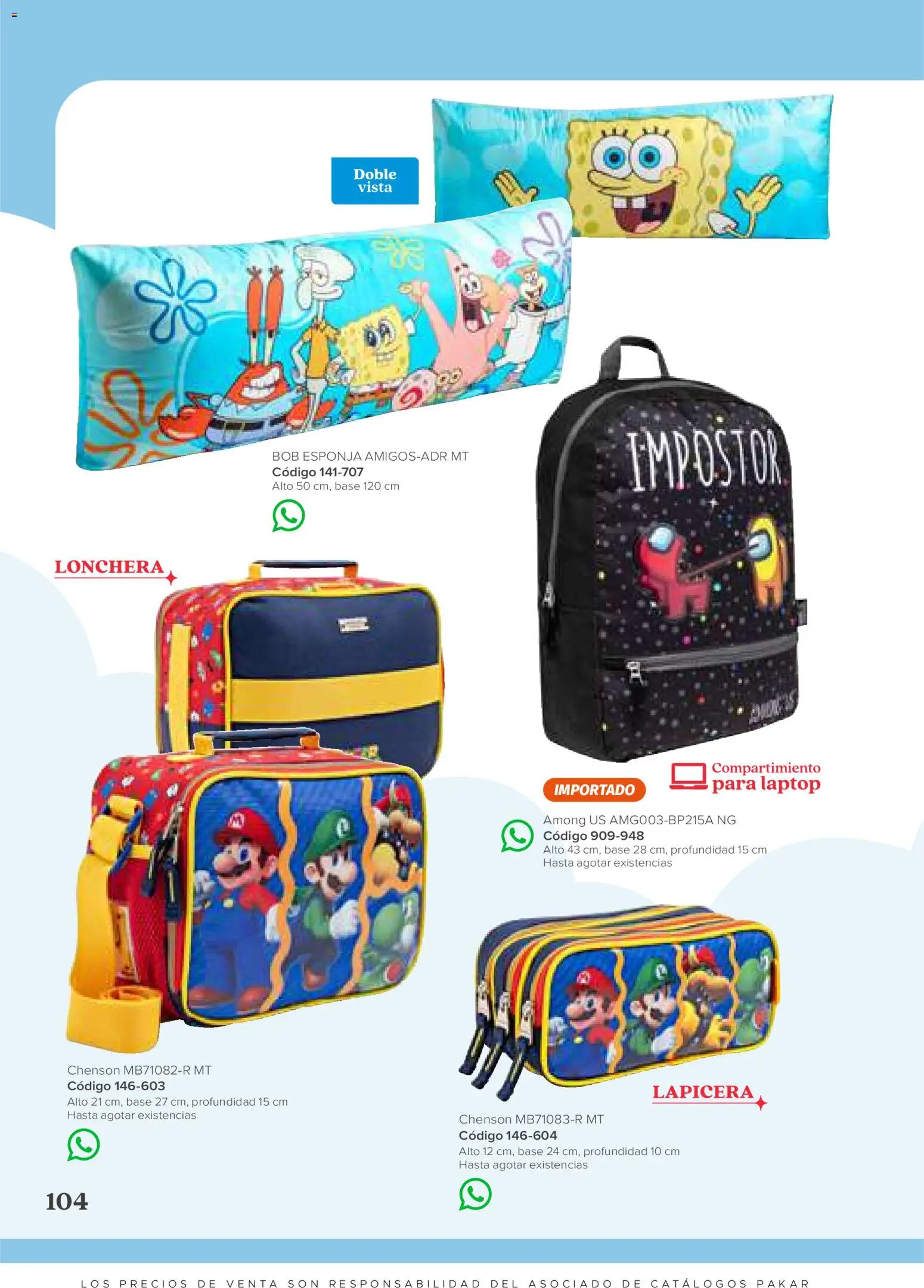 Nuevas ofertas de SC Pakar válidas en toda la República Mexicana desde el 31/07/2026. ¡Encuentra las mejores ofertas en SC Pakar catálogo Niño! | Página: 104 | Productos: Esponja