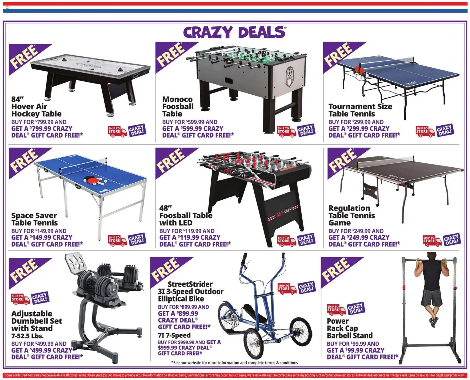 Ocean State Job Lot Weekly Ad - valid from 07/02/2026 | Page: 19 | Products: Table, Cap, Game