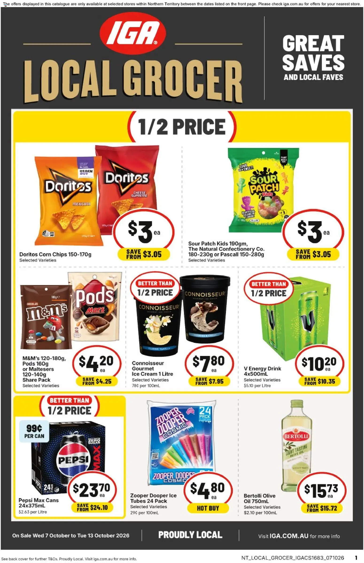 IGA catalogue - valid from 07/10/2026 | Page: 1
