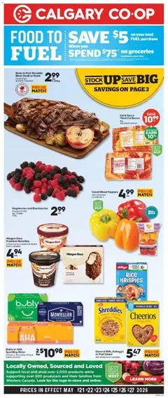 Preview of Calgary Co-op weekly flyer / circulaire from shop Calgary Co-op valid from 21.05.2026