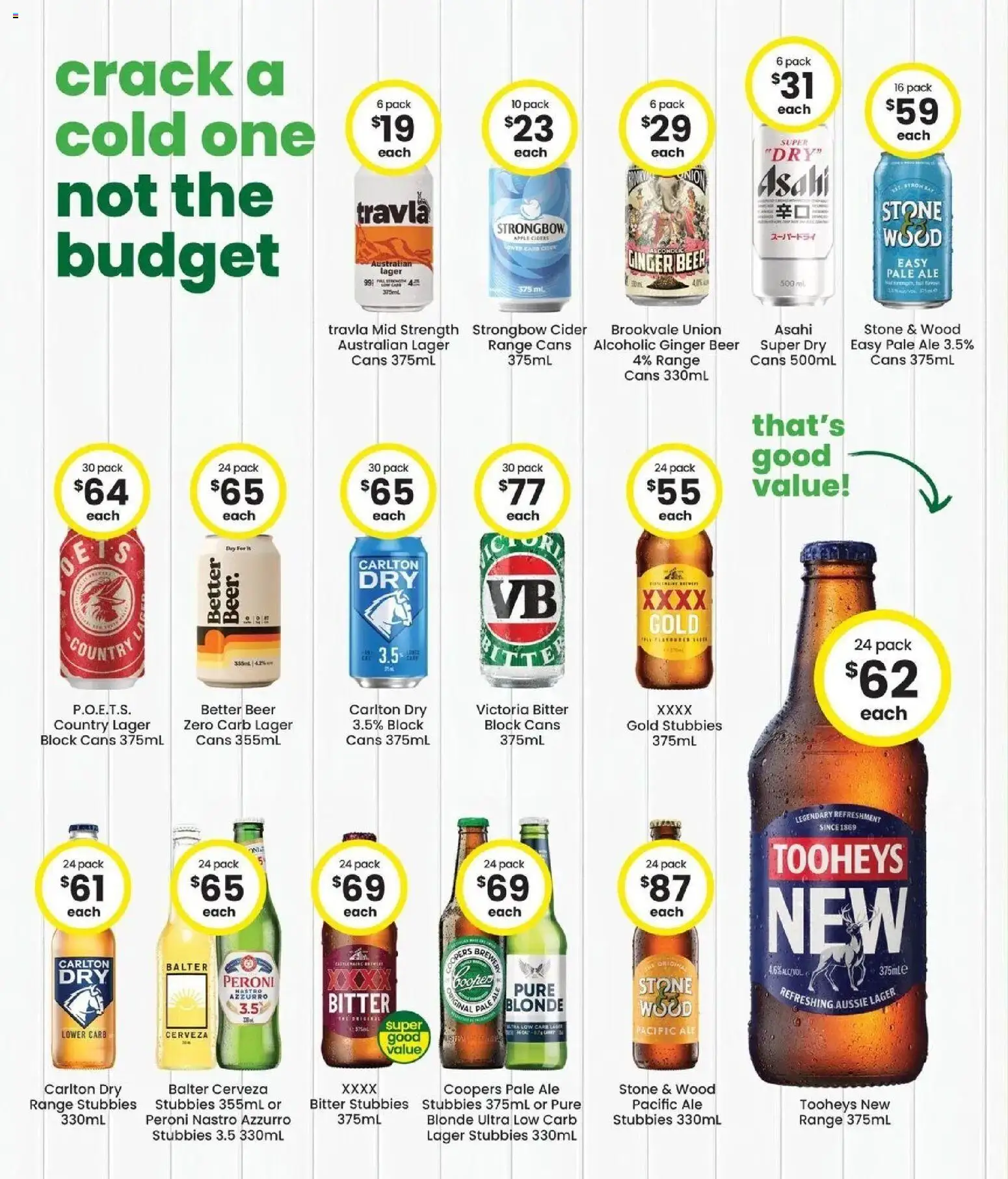 The Bottle-O catalogue - valid from 06/07/2026 | Page: 4 | Products: Ginger, Beer, Wood