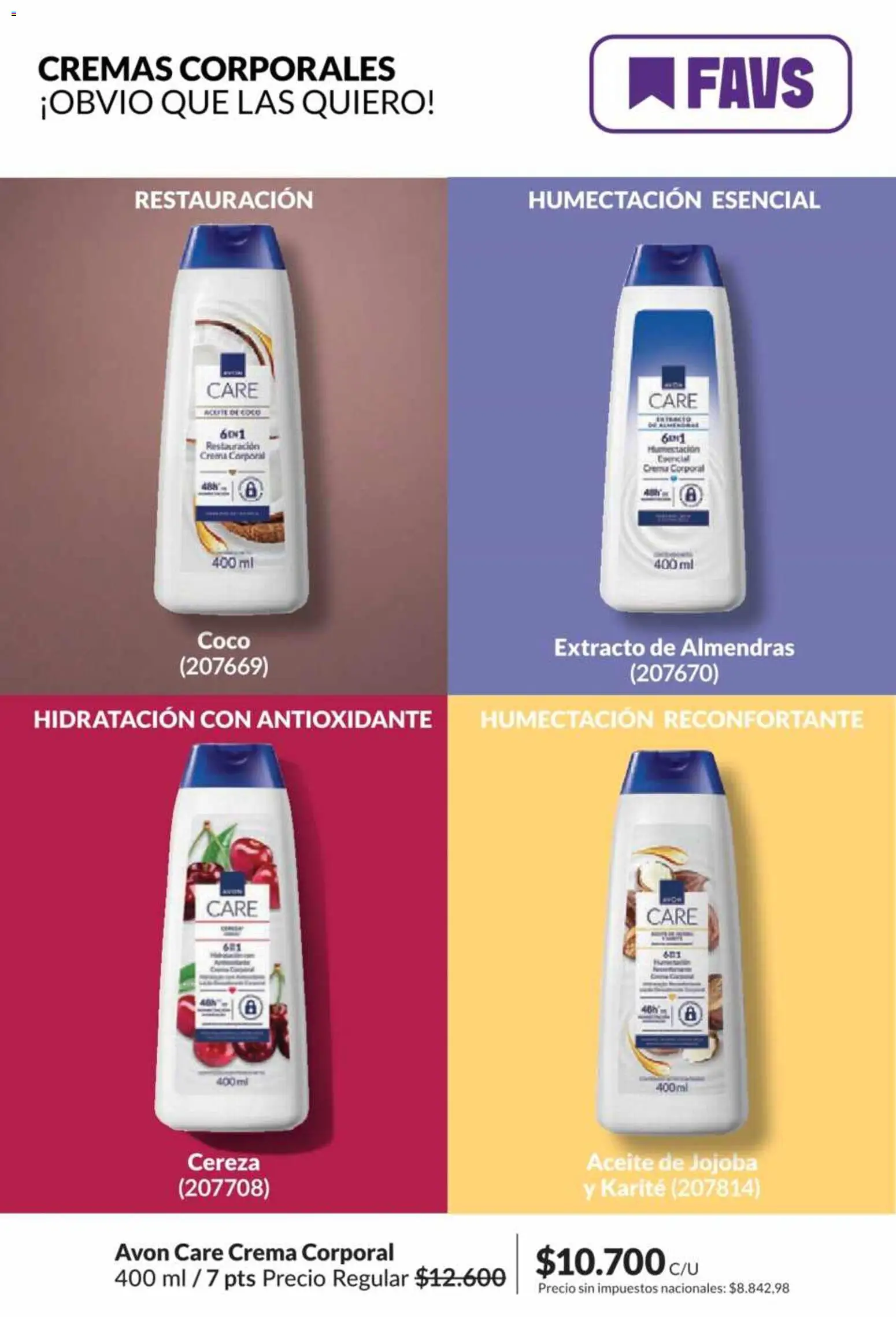 Catálogo AVON Campaña 5/2026 │ válido desde el 01.05.2026 | Página: 146 | Productos: Almendras, Aceite, Crema