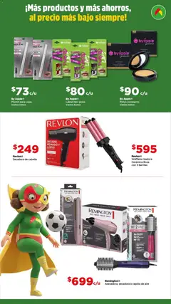 Vista previa de Bodega Aurrerá folleto Más productos y más ahorros, nuevo folleto de la tienda, válido en México a partir del 03/06/2026 | Página: 6 | Productos: Secadora, Cepillo, Polvo compacto, Polvo