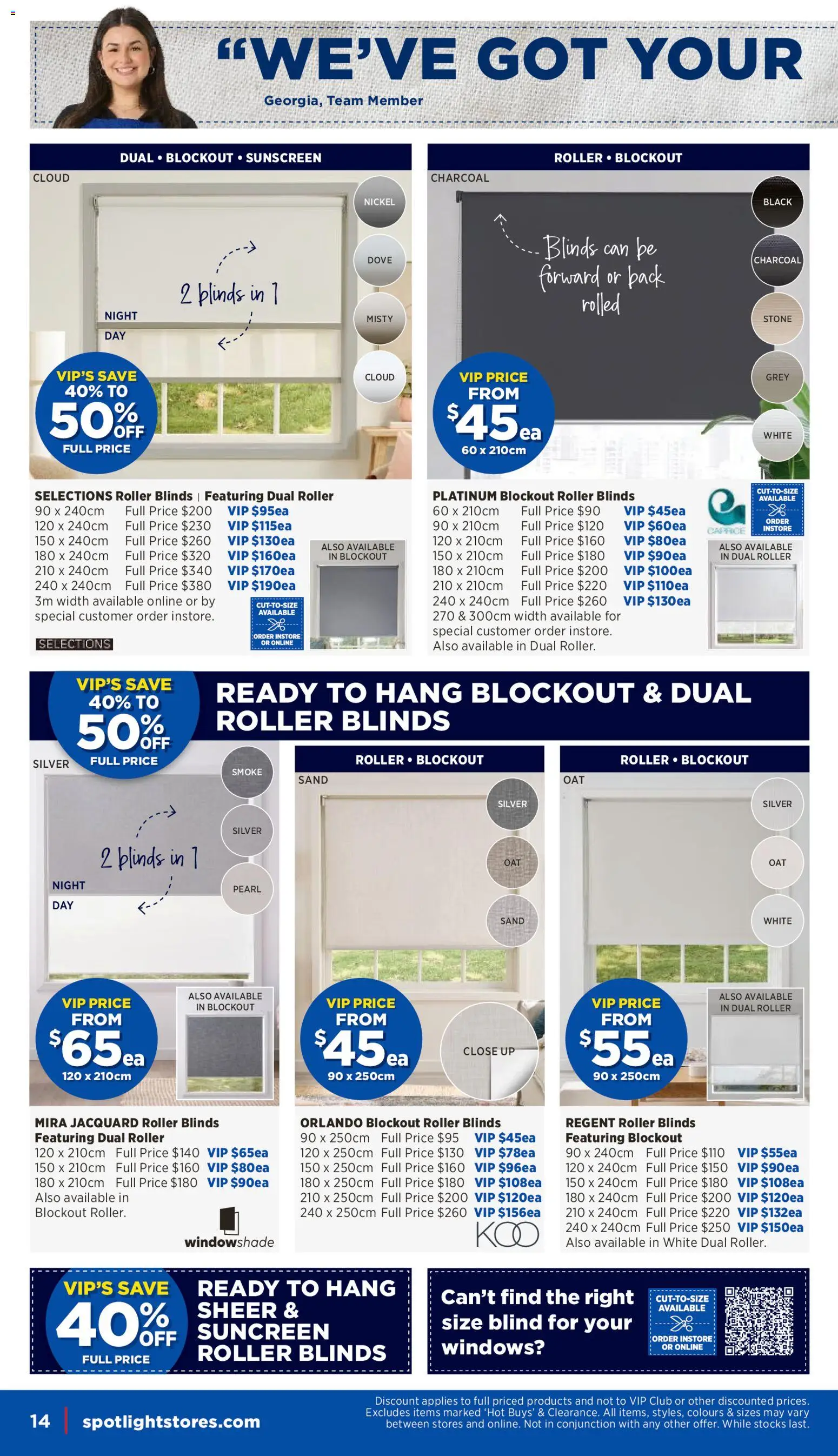 Spotlight catalogue - valid from 23/09/2026 | Page: 14 | Products: Blinds, Charcoal