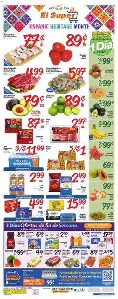 Preview of El Super weekly ads valid from 09/16/2026