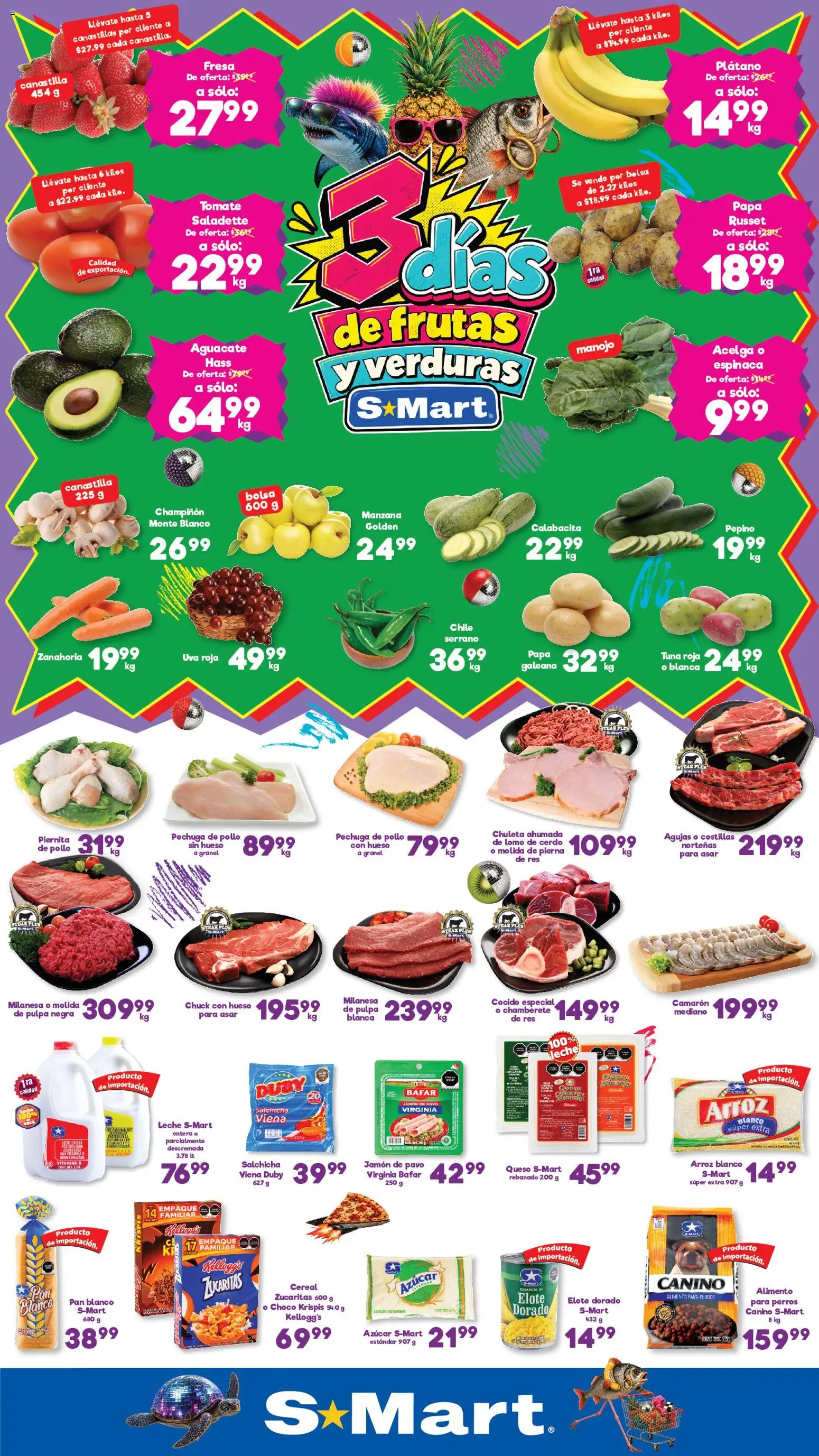 Nuevas ofertas de S-Mart válidas en toda la República Mexicana desde el 06/10/2026. ¡Encuentra las mejores ofertas en S-Mart folleto Monterrey! | Página: 1