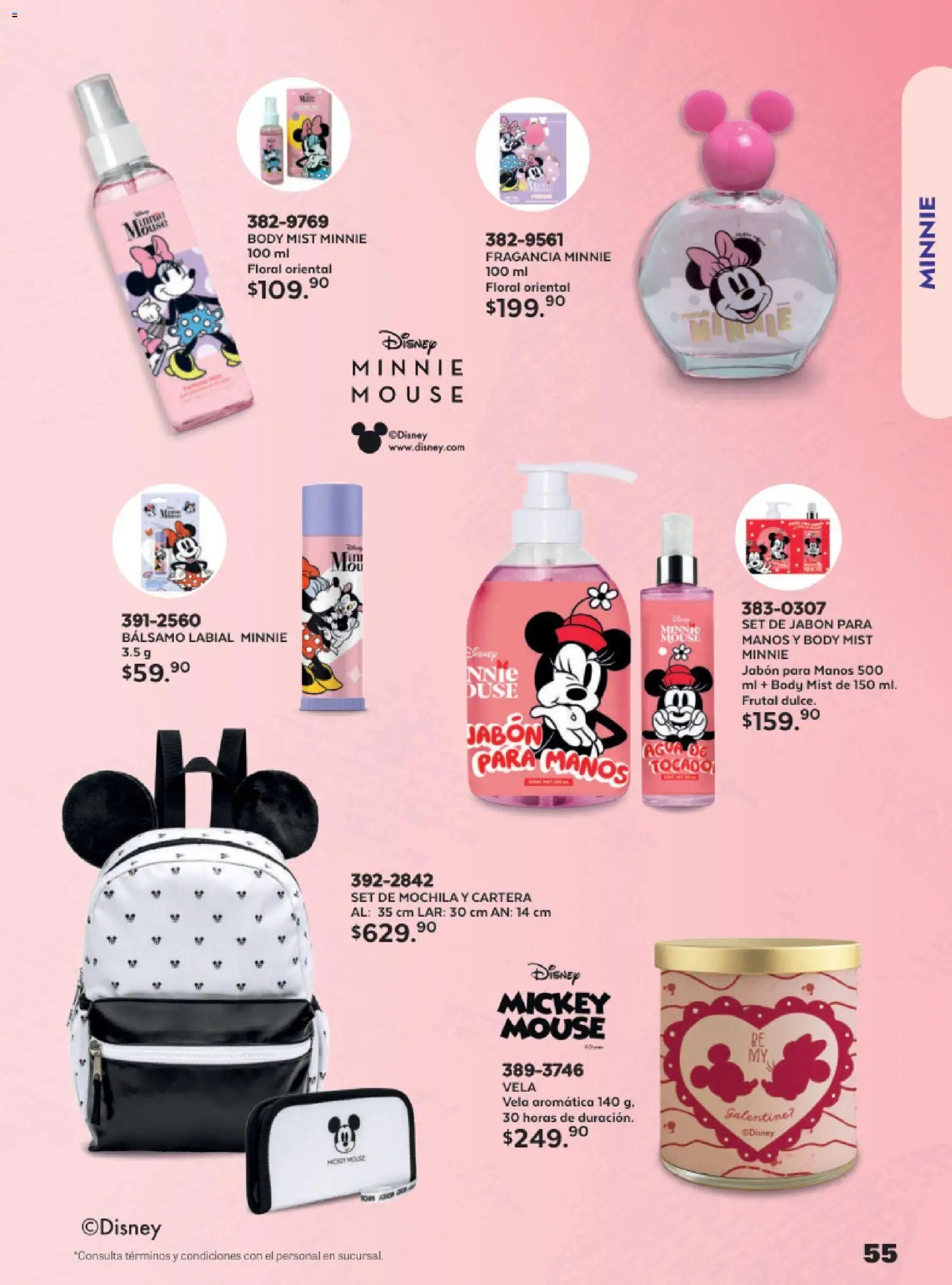 Nuevas ofertas de Andrea válidas en toda la República Mexicana desde el 24.05.2026. ¡Encuentra las mejores ofertas en Andrea catálogo Lo más divertindo en ropa! | Página: 55 | Productos: Mochila, Bálsamo, Fragancia, Jabón