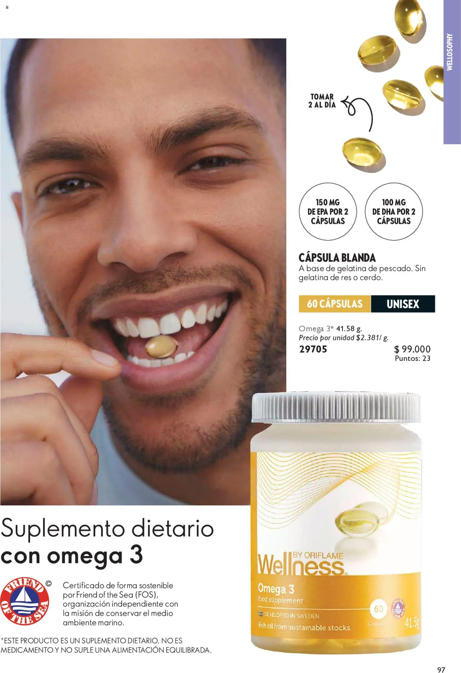 Oriflame revista - valida desde el 09.05.2026 | Página: 99 | Productos: Gelatina, Suplemento dietario