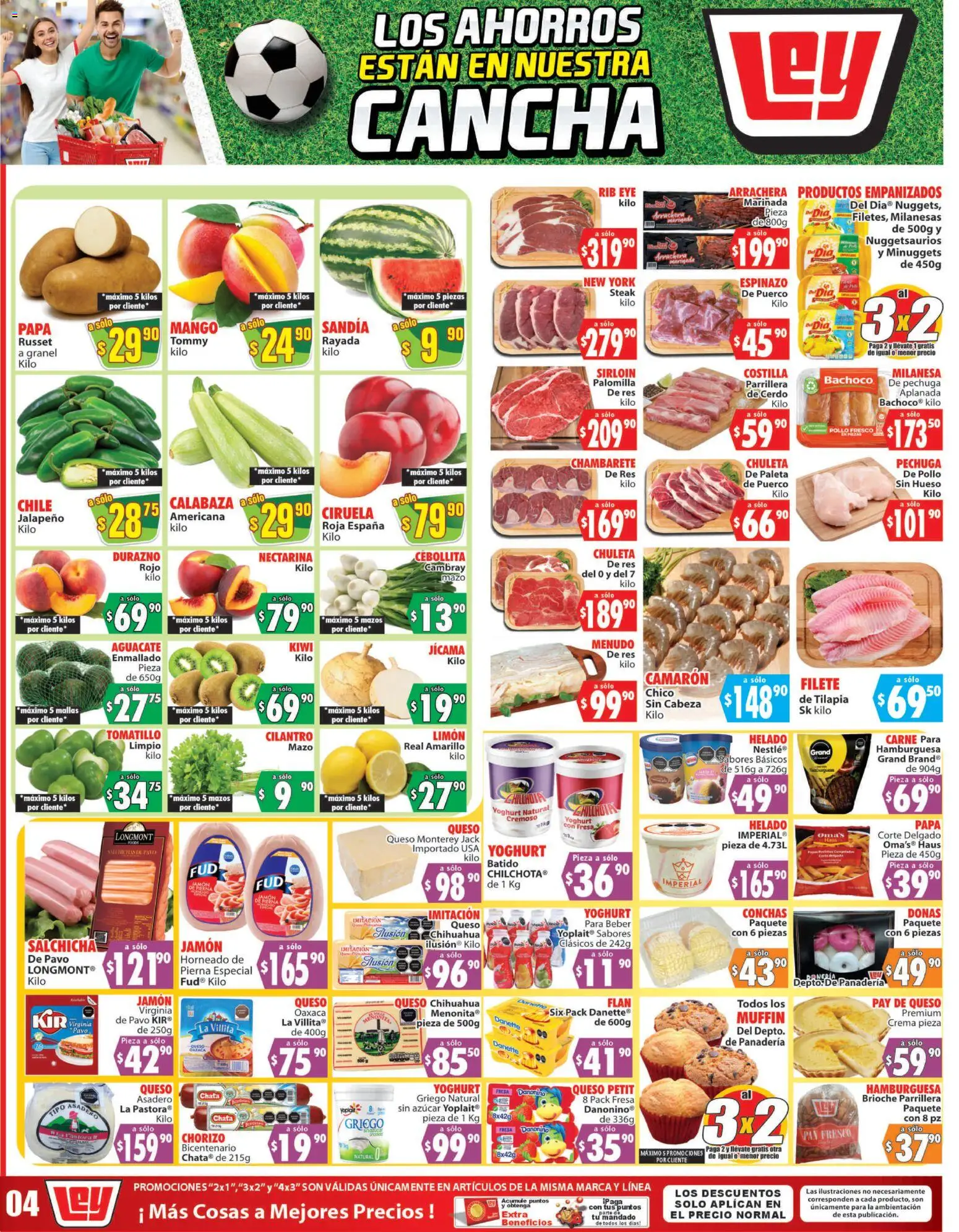Nuevas ofertas de Casa Ley válidas en toda la República Mexicana desde el 27/06/2026. ¡Encuentra las mejores ofertas en Casa Ley folleto Autoservicio! | Página: 2 | Productos: Fresa, Durazno, Paleta, Chorizo