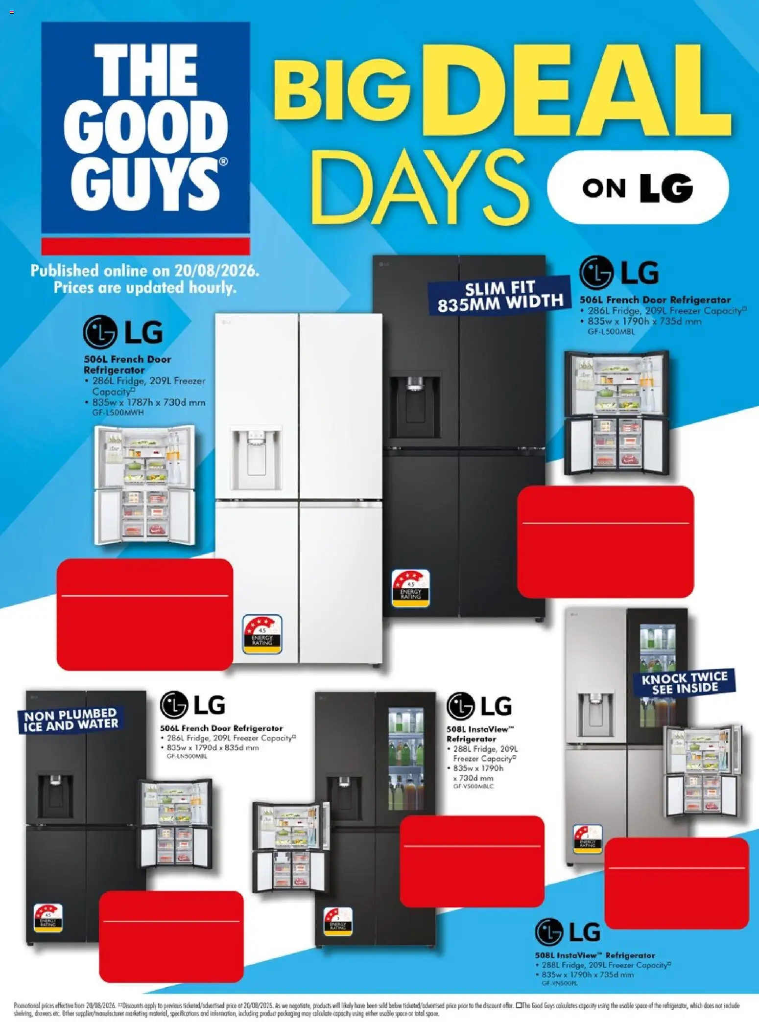 The Good Guys catalogue - valid from 19/08/2026 | Page: 3 | Products: Water, Ice, Freezer, Refrigerator