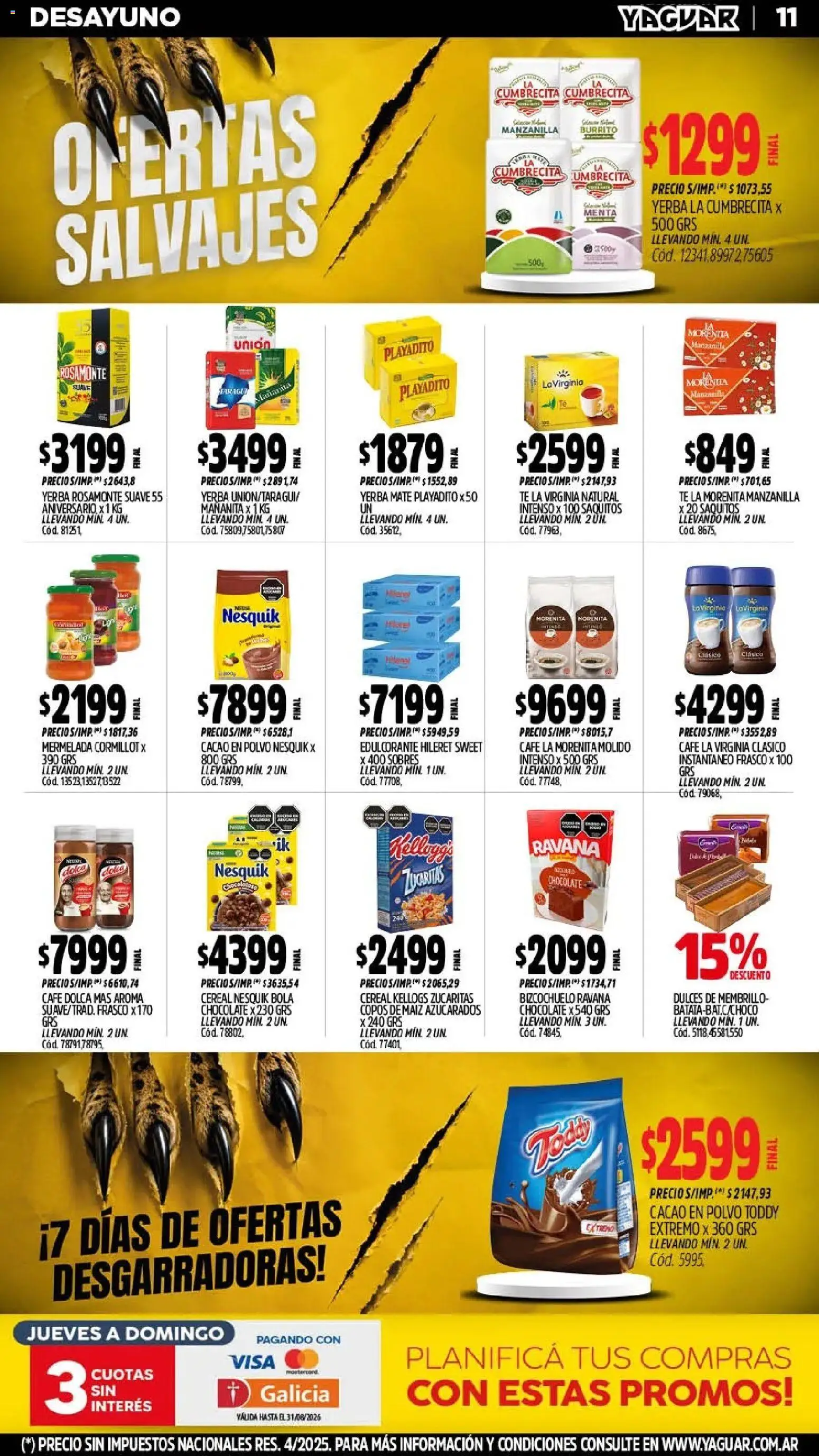 Yaguar - Oferta Semanal Parque Chacabuco │ válido desde el 10/08/2026 | Página: 12