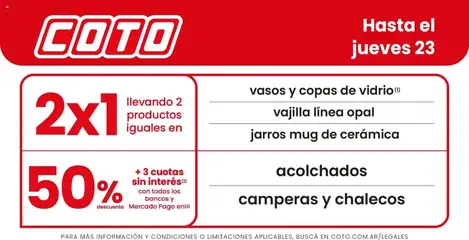Vista previa Coto - rtc válido desde el 21/07/2026