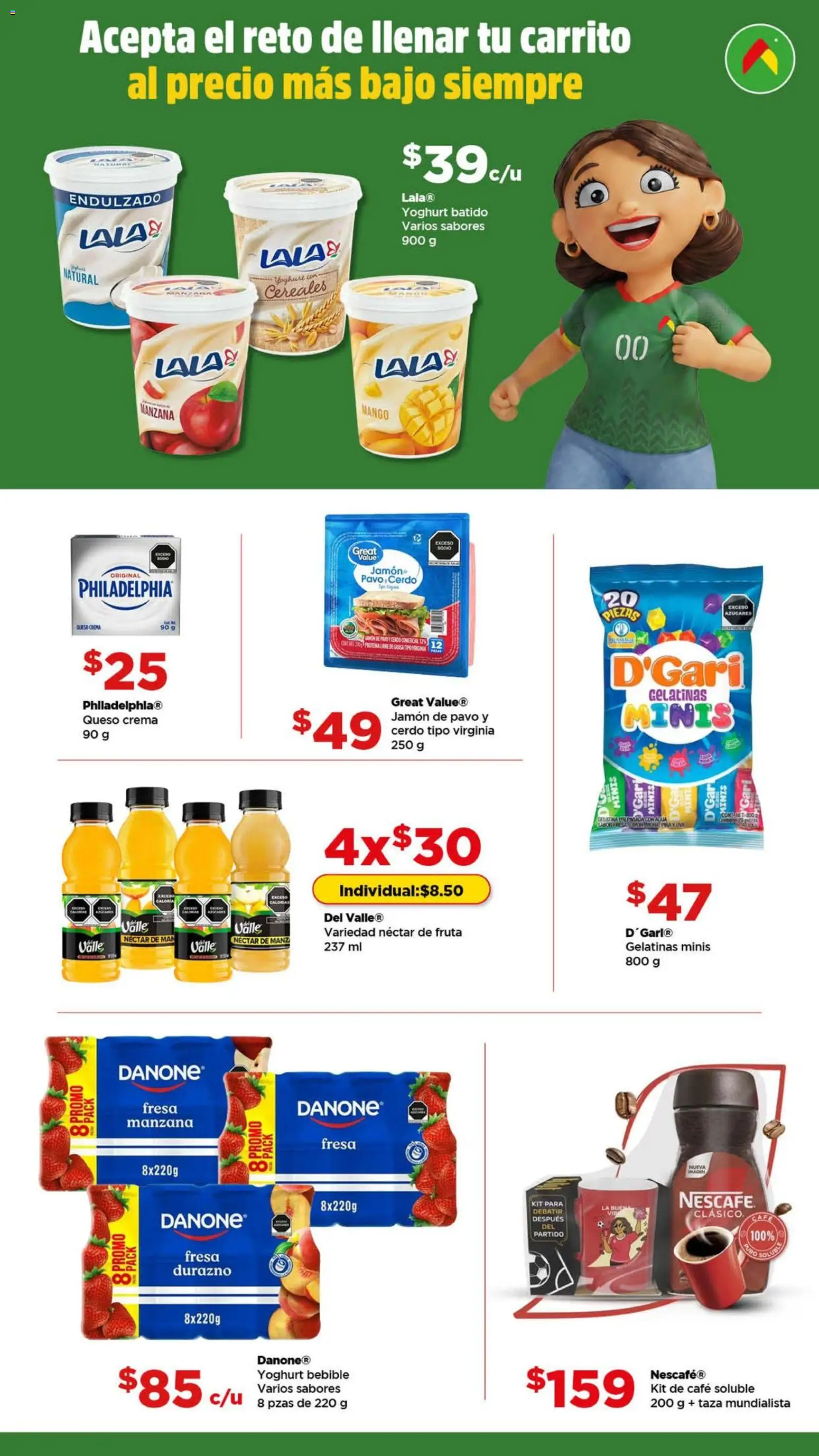 Nuevas ofertas de Bodega Aurrerá válidas en toda la República Mexicana desde el 03.06.2026. ¡Encuentra las mejores ofertas en Bodega Aurrerá folleto Lléna tu bolsa con más productos! | Página: 3