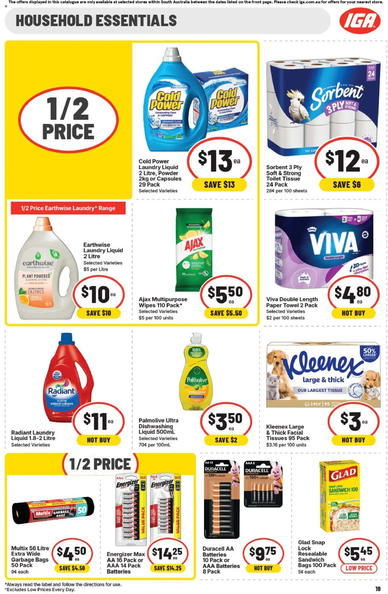 IGA catalogue - valid from 02/09/2026 | Page: 16 | Products: Plant, Garbage bags, Laundry, Multipurpose