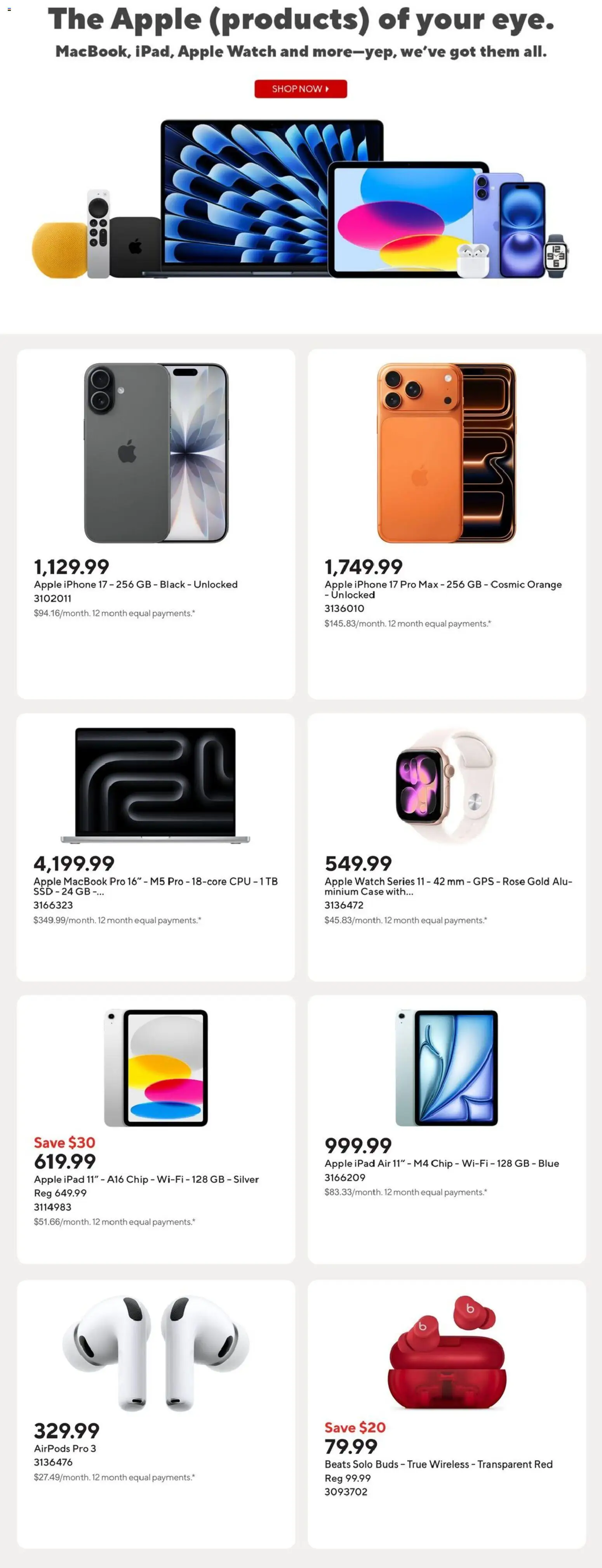 Staples flyer valid from Jul 17, 2026 | Page: 9 | Products: Watch, Case