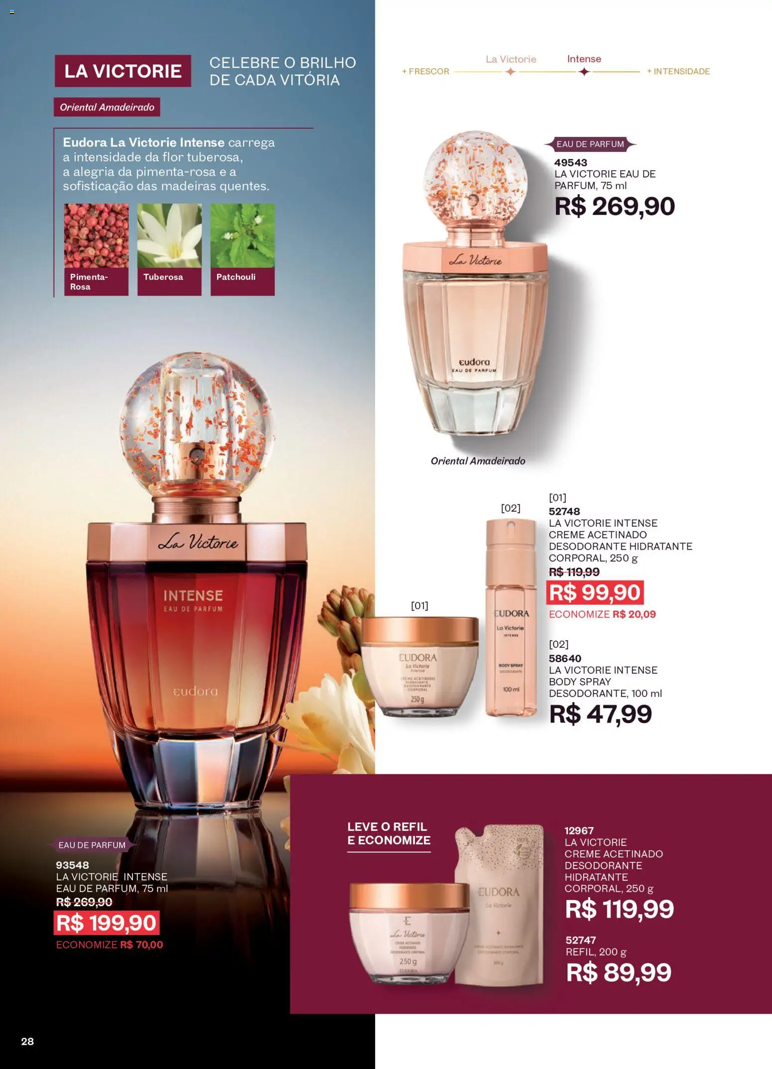 Eudora Folheto - válido de 16/09/2026 | Página: 31 | Produtos: Pimenta, Madeiras, Desodorante, Creme
