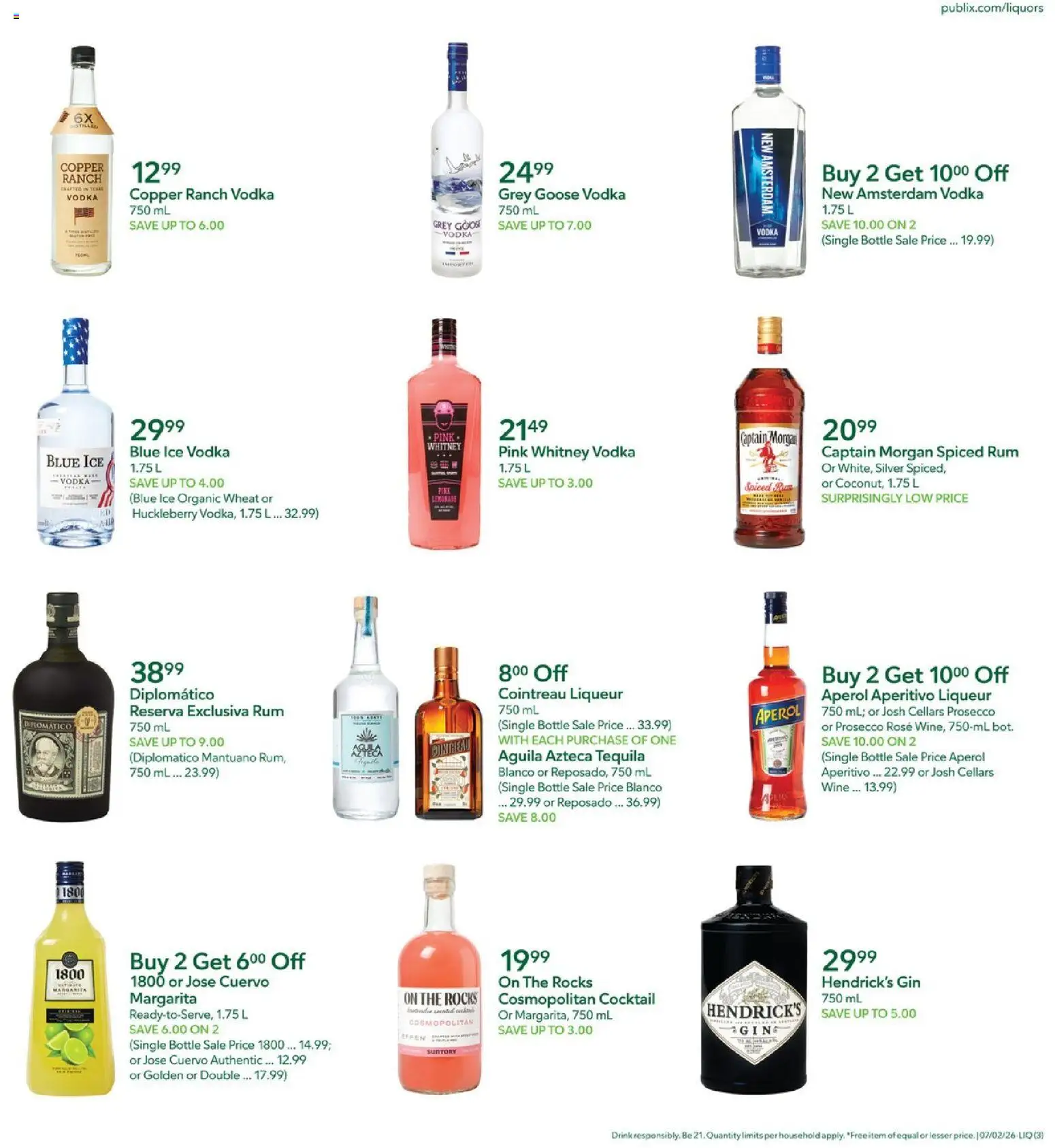Publix Liquor Ad - valid from 07/02/2026 | Page: 3