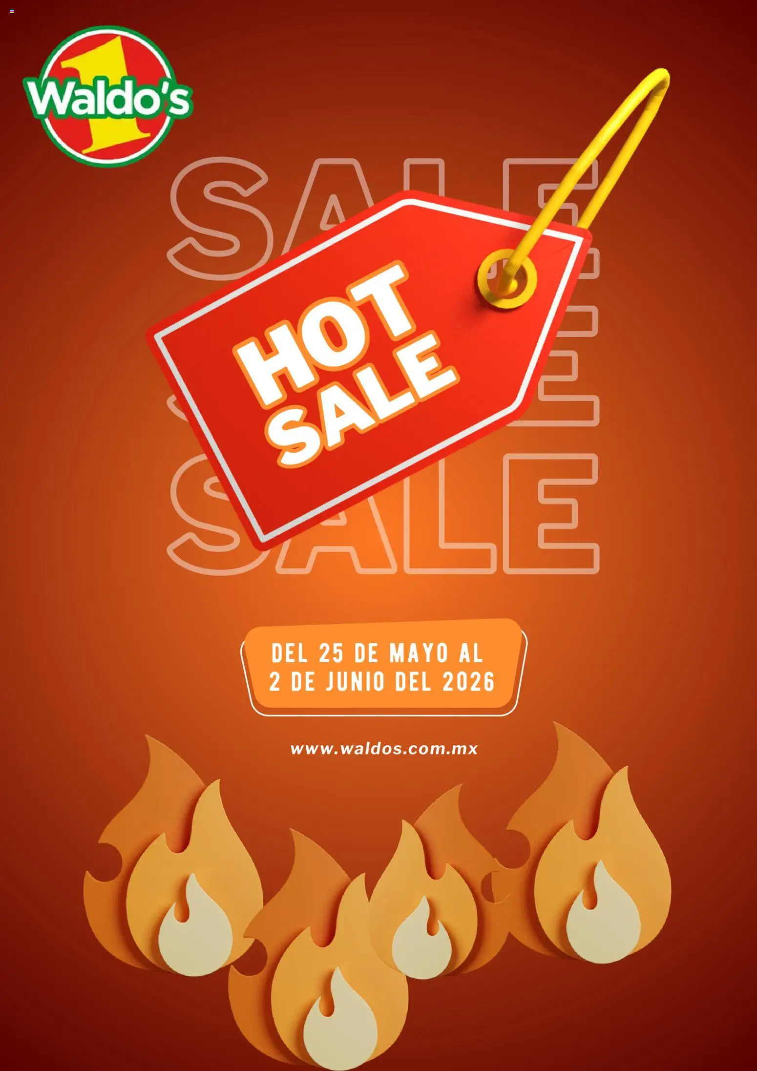 Nuevas ofertas de Waldo's válidas en toda la República Mexicana desde el 25.05.2026. ¡Encuentra las mejores ofertas en Waldo's Hot Sale! | Página: 1