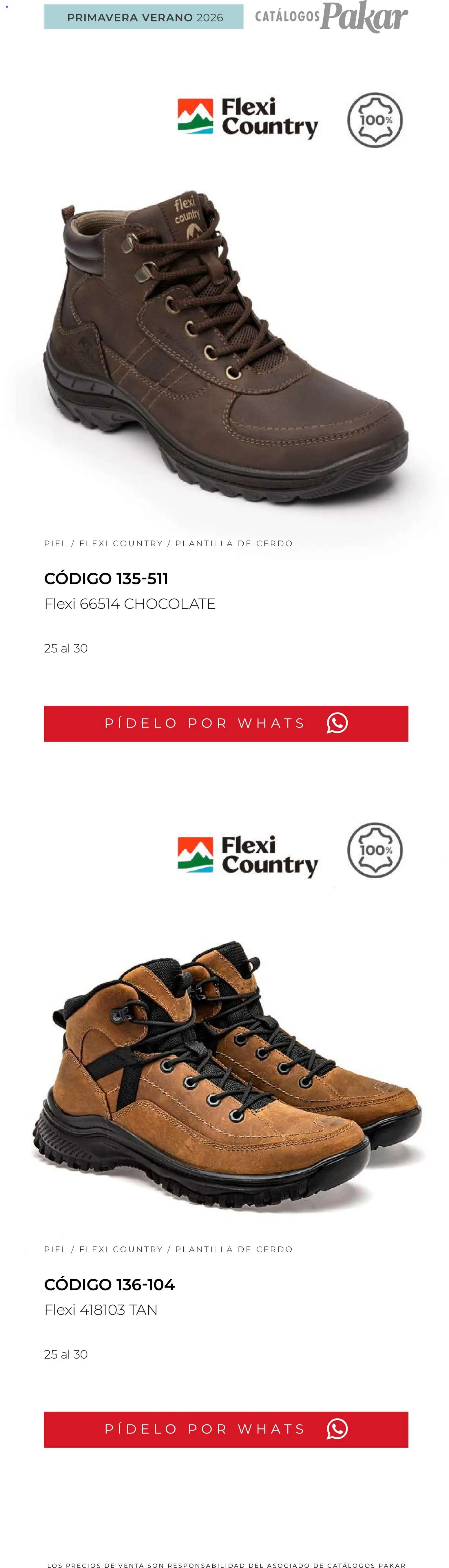 Nuevas ofertas de SC Pakar válidas en toda la República Mexicana desde el 04/03/2026. ¡Encuentra las mejores ofertas en SC Pakar catálogo Flexi PV26! | Página: 192 | Productos: Chocolate, Cerdo