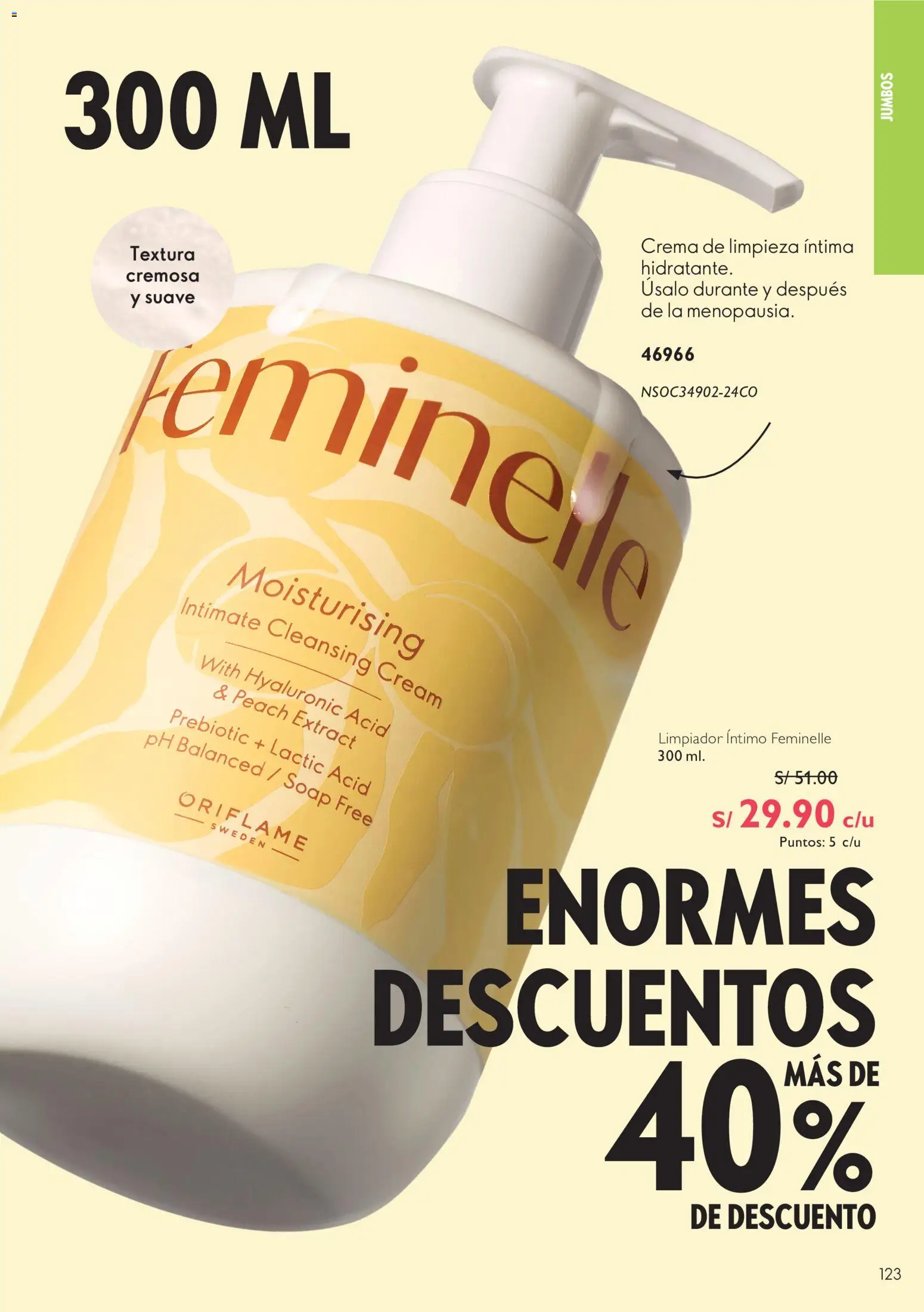 Catálogo Oriflame válido desde 12/09/2026 | Página: 123 | Productos: Crema