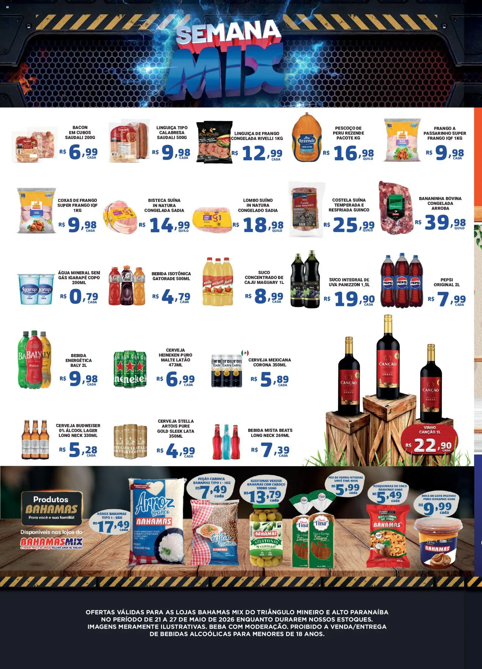 Bahamas Mix Folheto - válido de 21.05.2026 | Página: 2 | Produtos: Coco, Lombo, Bebida, Doce de leite