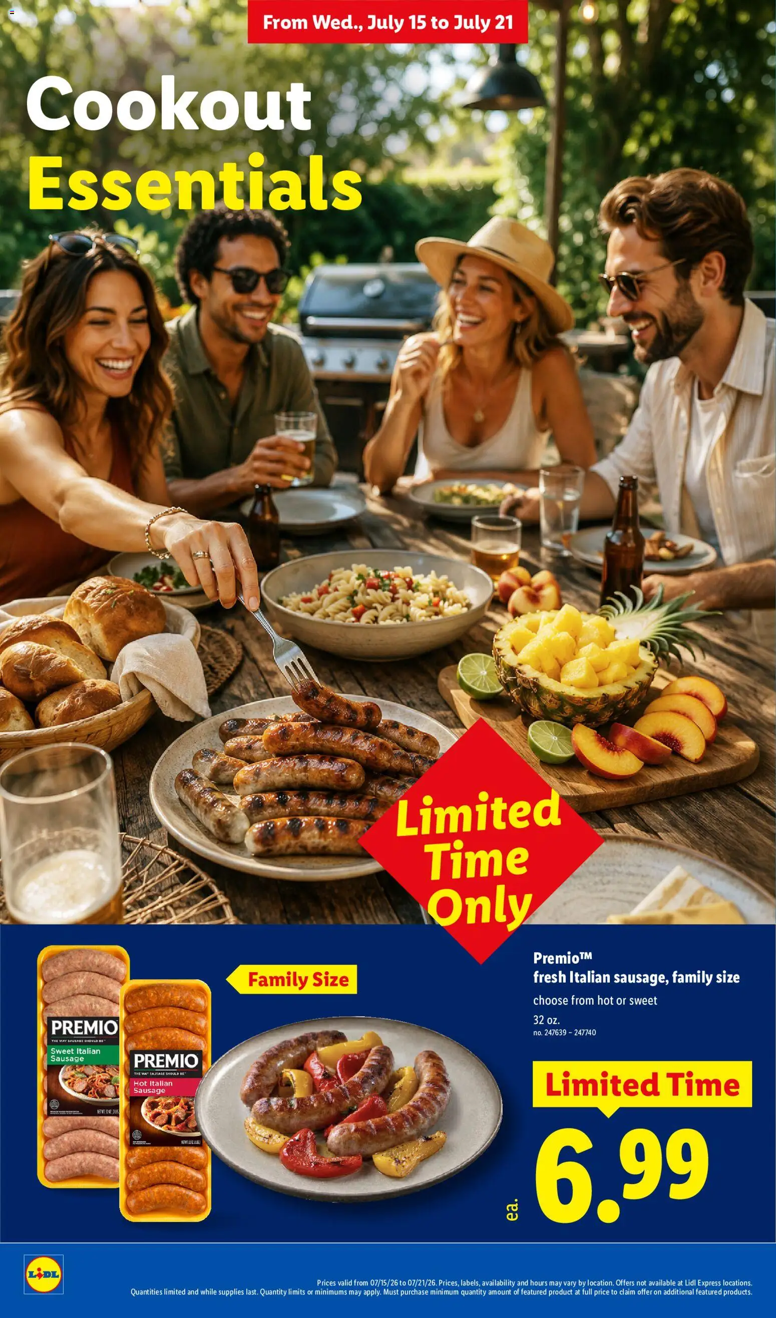 Lidl Weekly Ad - valid from 07/15/2026 | Page: 10 | Products: Sausage