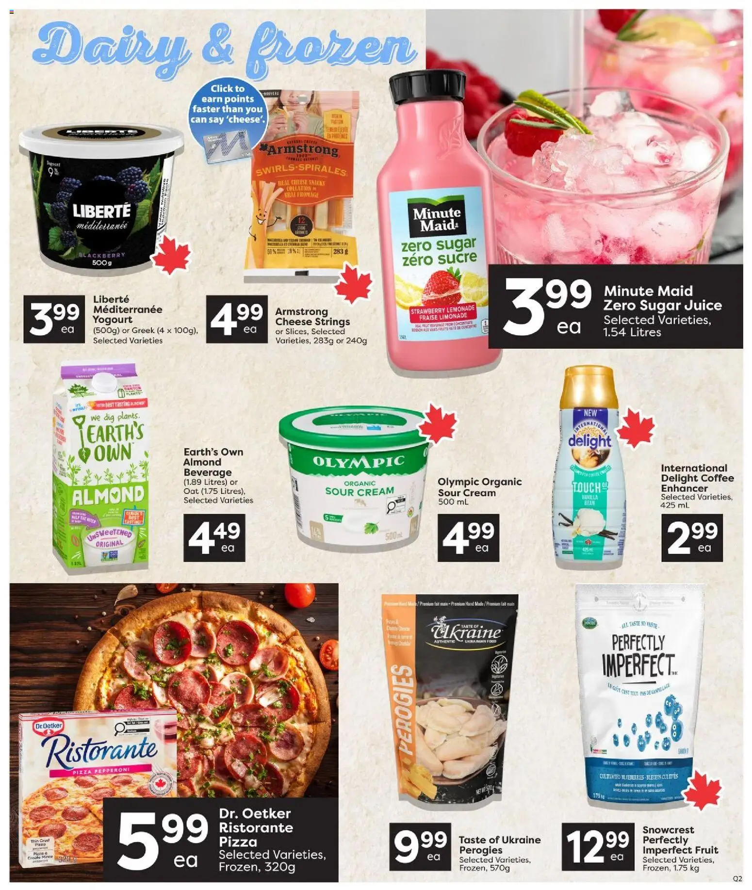 Quality Foods flyer valid from Aug 13, 2026 | Page: 9 | Products: Fruit, Coffee, Pizza, Juice