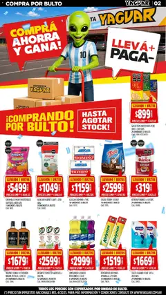 Vista previa Yaguar catálogo válido desde el 06/07/2026 | Página: 3 | Productos: Whisky, Limón, Cacao, Limpiador