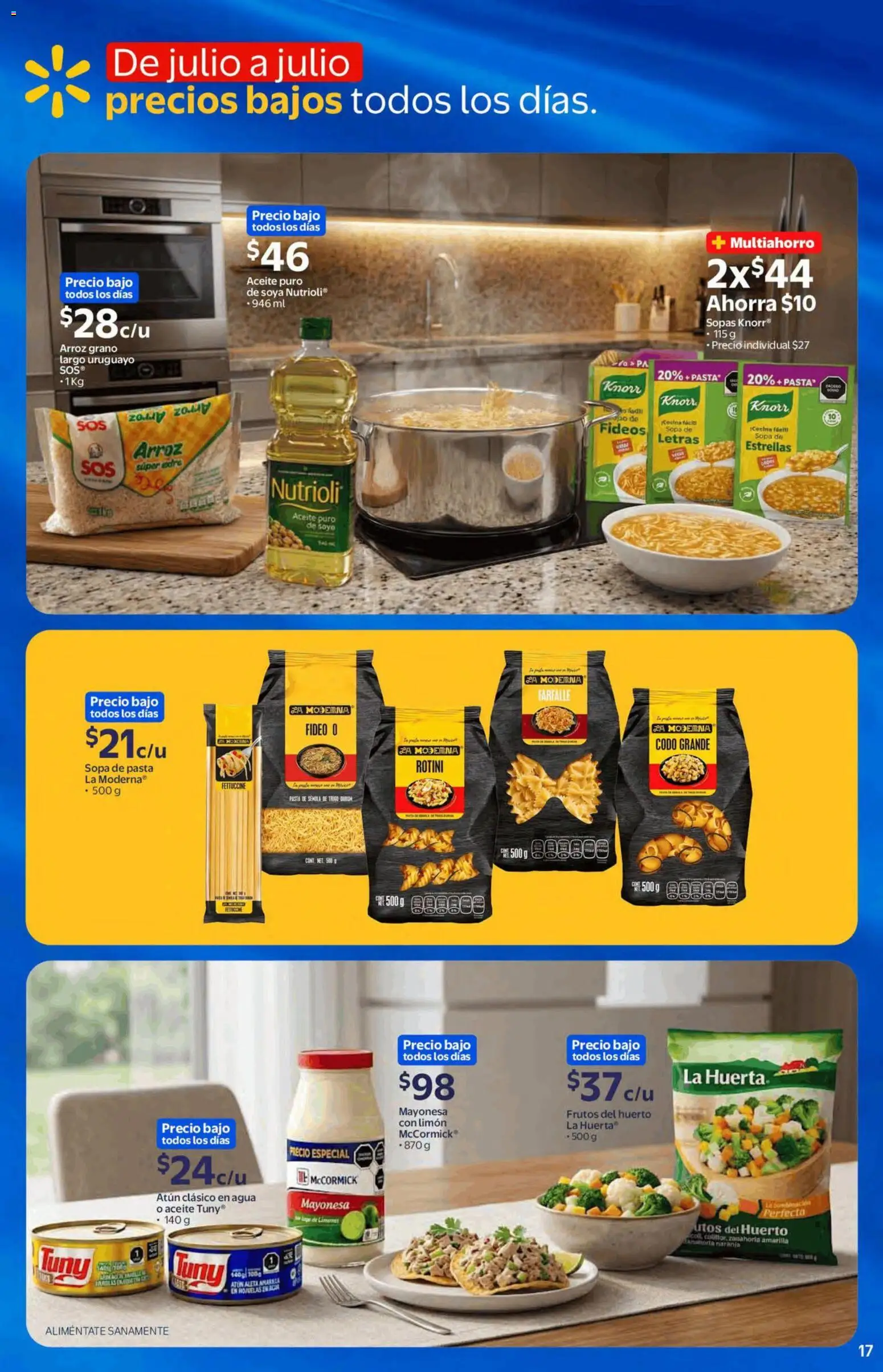 Nuevas ofertas de Walmart Express válidas en toda la República Mexicana desde el 22/07/2026. ¡Encuentra las mejores ofertas en Walmart Express folleto! | Página: 17