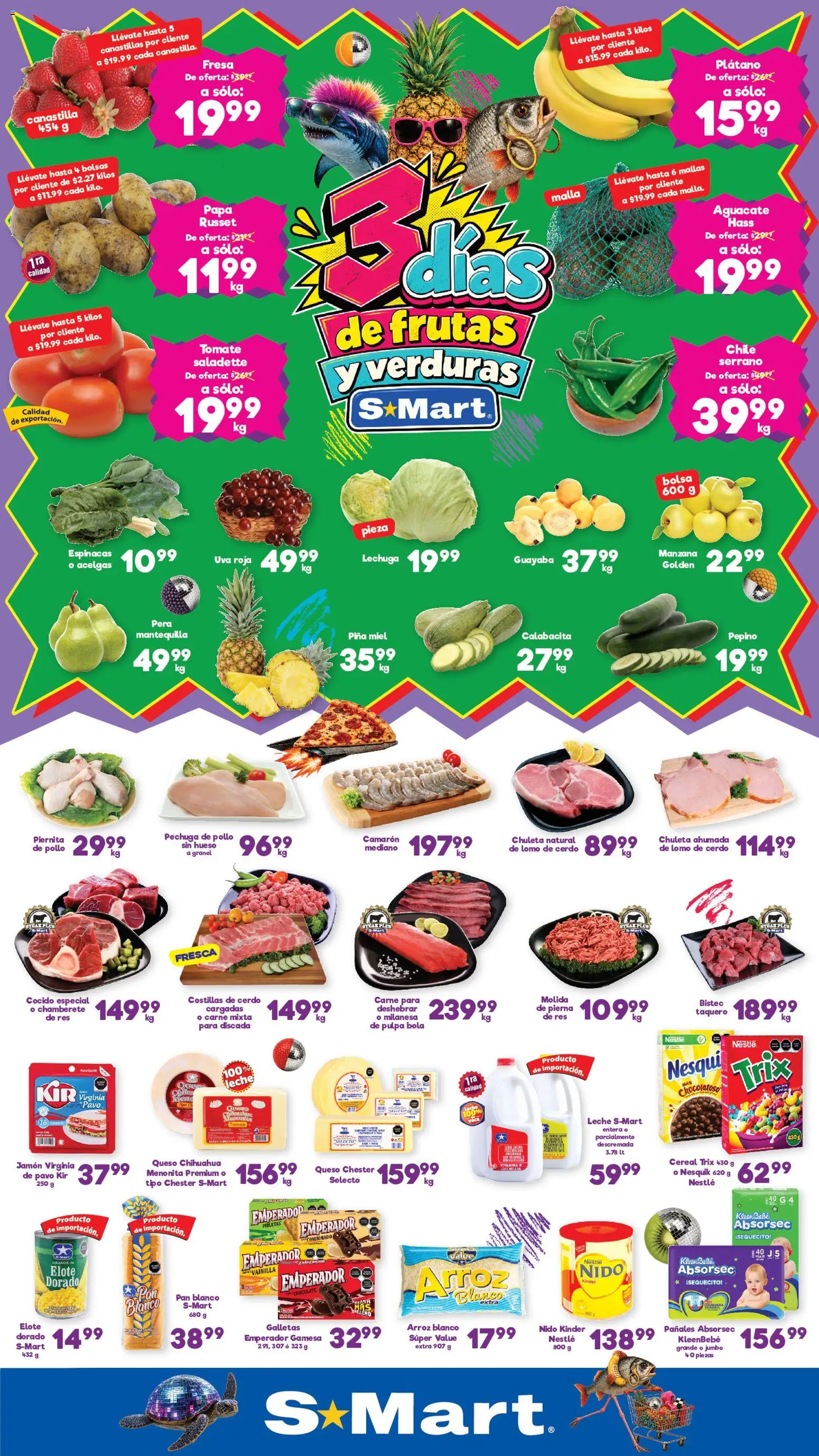 Nuevas ofertas de S-Mart válidas en toda la República Mexicana desde el 29/09/2026. ¡Encuentra las mejores ofertas en S-Mart folleto! | Página: 1