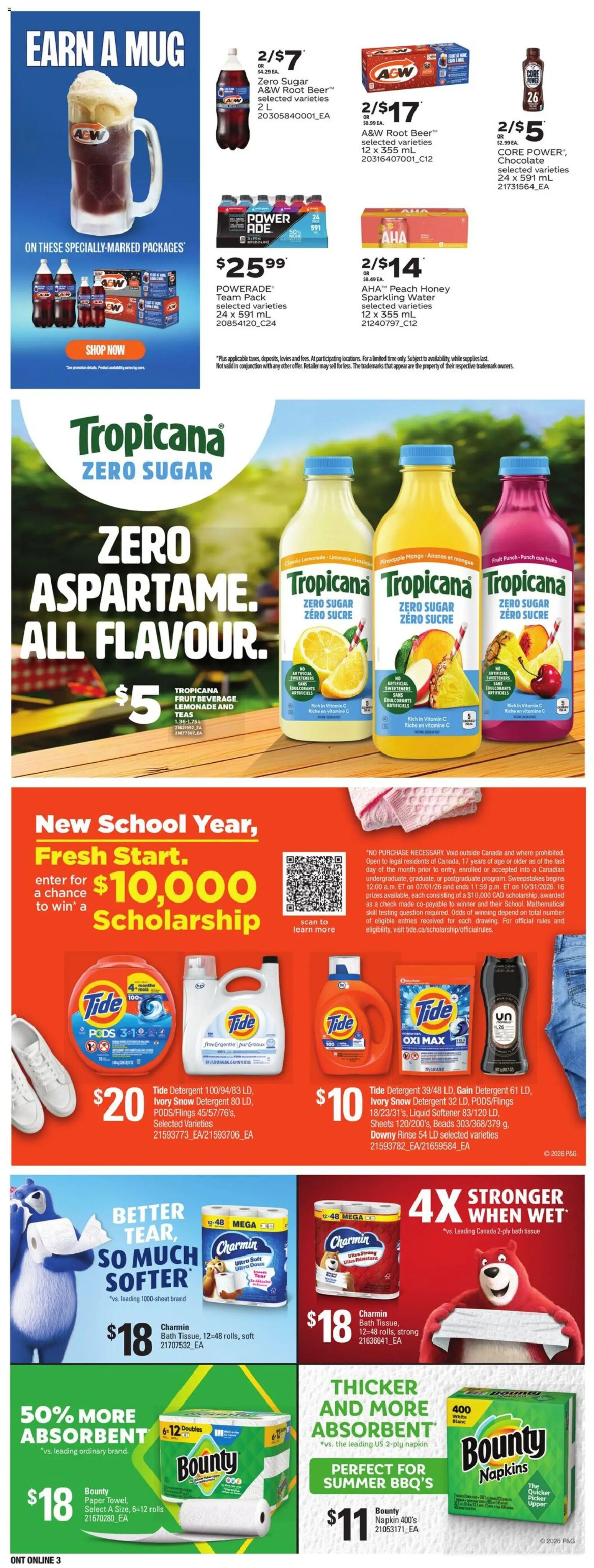Zehrs flyer valid from Aug 6, 2026 | Page: 12 | Products: Pineapple, Fruit, Detergent, Chocolate