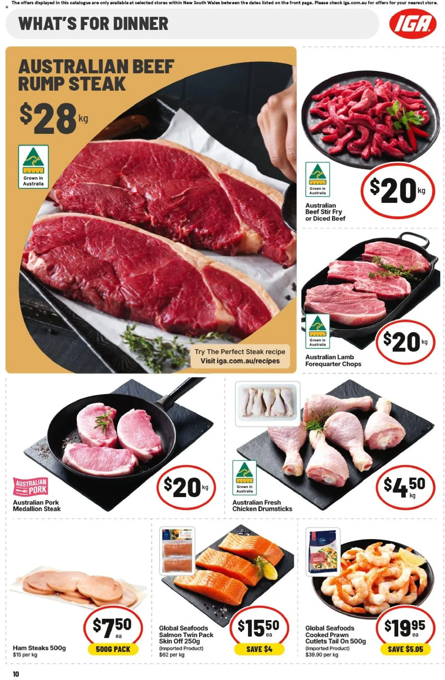 IGA catalogue - valid from 16/09/2026 | Page: 11 | Products: Ham, Chicken, Beef, Rump steak