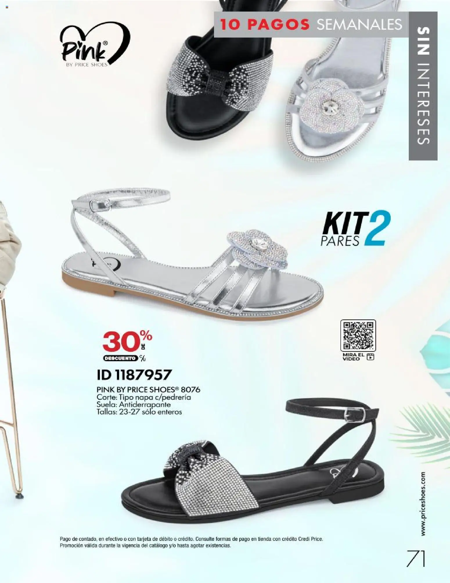 Nuevas ofertas de Price Shoes válidas en toda la República Mexicana desde el 28/10/2026. ¡Encuentra las mejores ofertas en Price Shoes catálogo 10 pagos sin intereses! | Página: 71