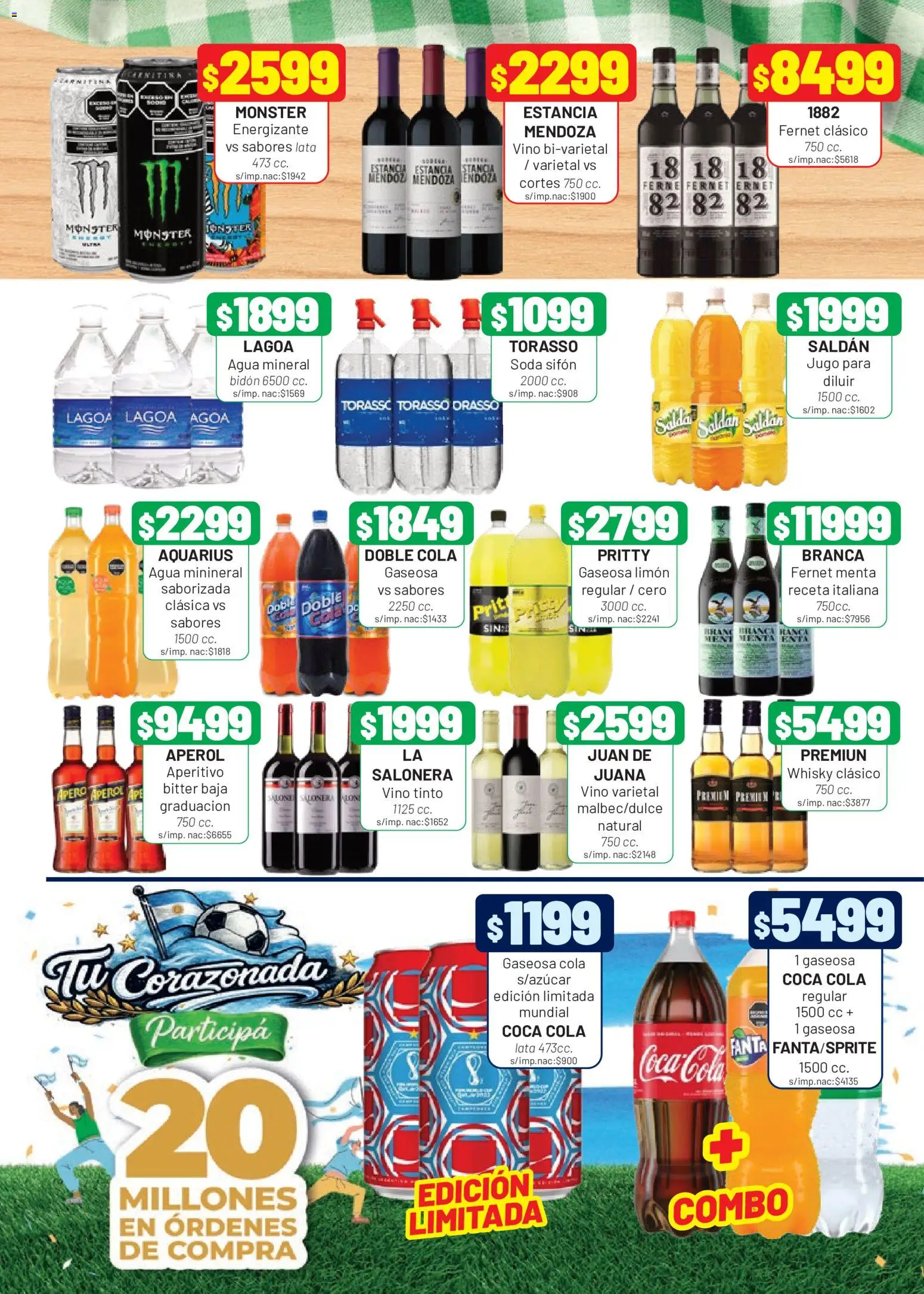 Almacor catálogo │ válido desde el 11.06.2026 | Página: 7 | Productos: Whisky, Agua, Limón, Vino