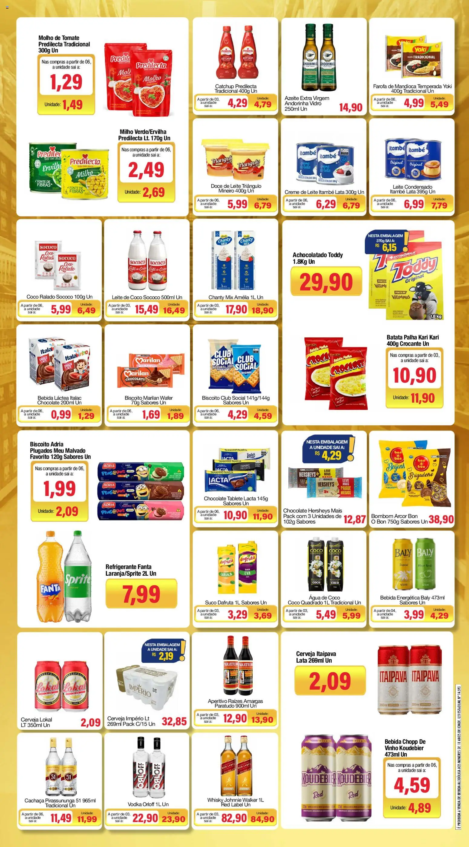 Spani Atacadista Folheto - válido de 21/09/2026 | Página: 3 | Produtos: Ervilha, Molho de tomate, Batata, Azeite