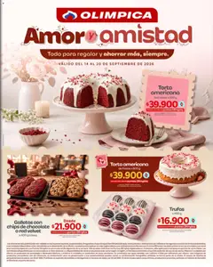 Olímpica catálogo Amor y amistad -  Vista previa de la revista de la tienda Olímpica valido desde el 14/09/2026